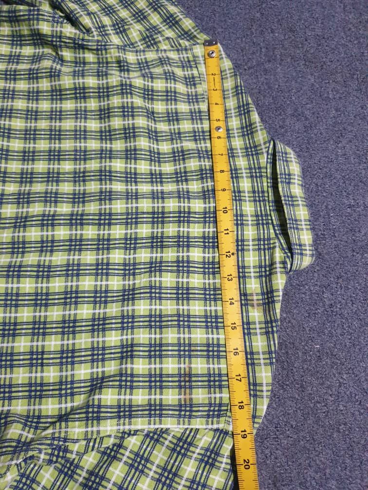 Sugar Cane 💥Sugarcane green colour checkered japan shirt Size US L / EU 52-54 / 3 - 7 Thumbnail
