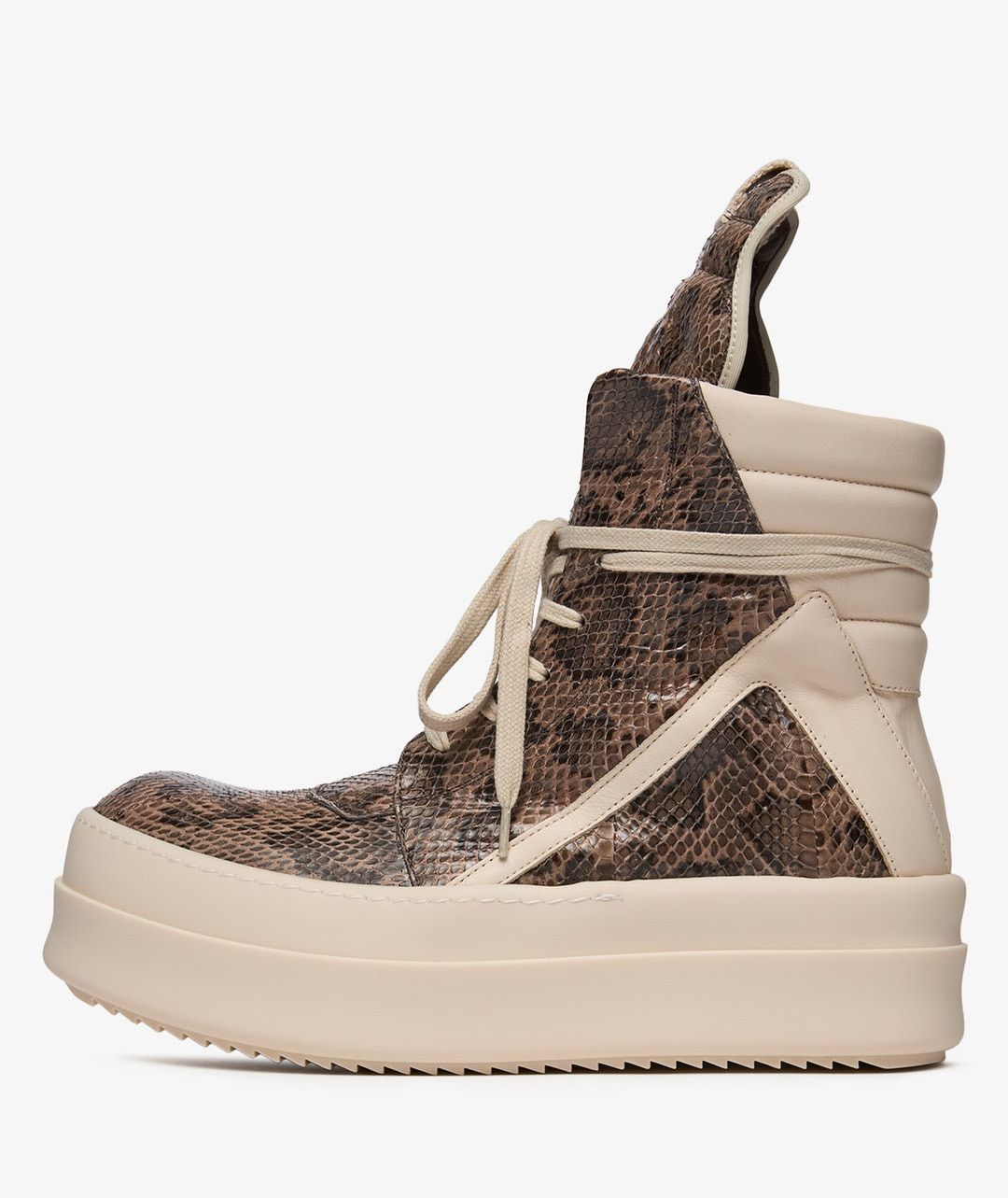 Rick Owens Leather Mega Bumper Geobasket | Grailed