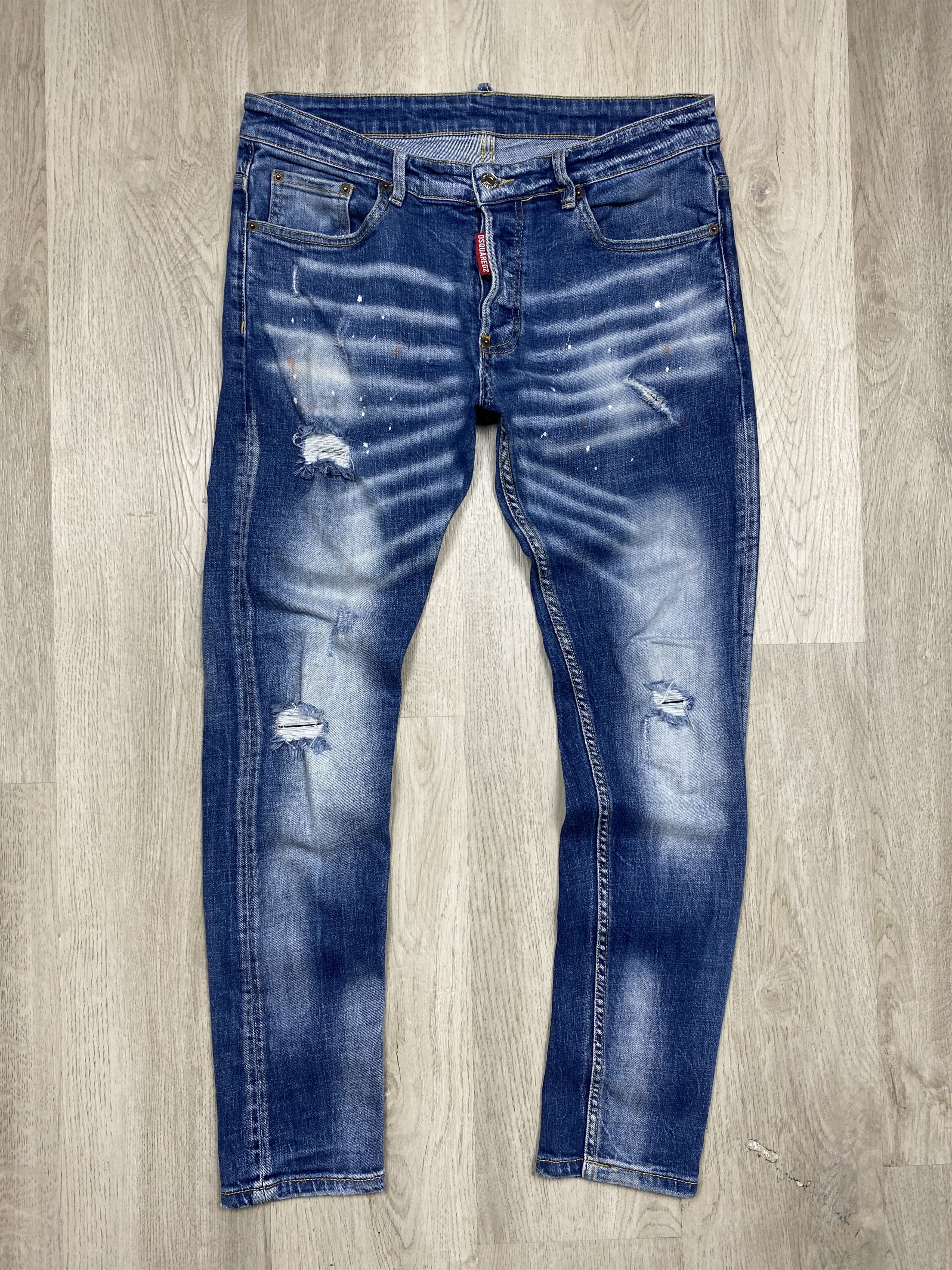 Dsquared2 Dsquared2 Vintage Mens Distressed Denim Pants Jeans Size US 34 / EU 50 - 5 Thumbnail