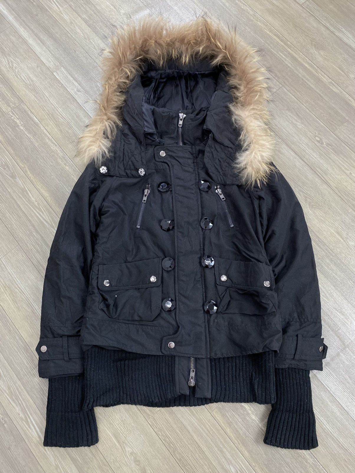 14th Addiction 2000s Jarianojurrie - Kmrii Lgb Goa Bono Raccoon Fur Jacket Size US M / EU 48-50 / 2 - 3 Thumbnail