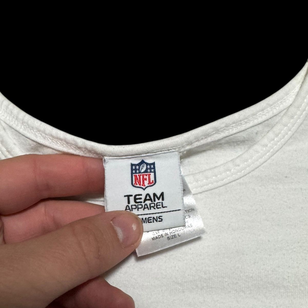 NFL NFL Baltimore Ravens White Long Sleeve Shirt Women's L FLAW Size L / US 10 / IT 46 - 5 Thumbnail