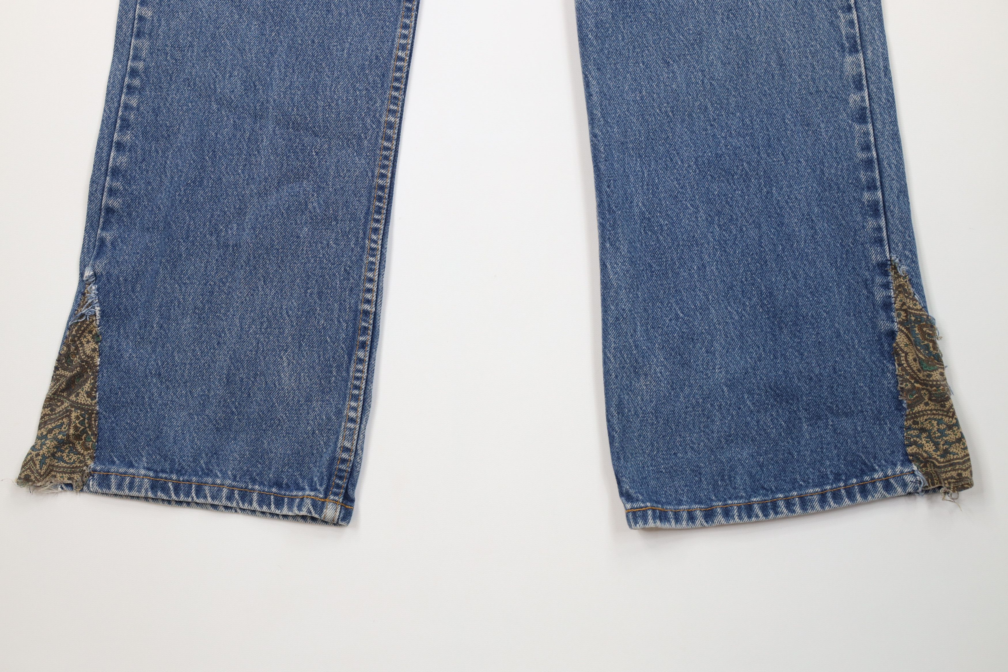 Levi's Vintage 90s Levis 517 Orange Tab Wide Leg Denim Jeans USA Size US 38 / EU 54 - 4 Thumbnail