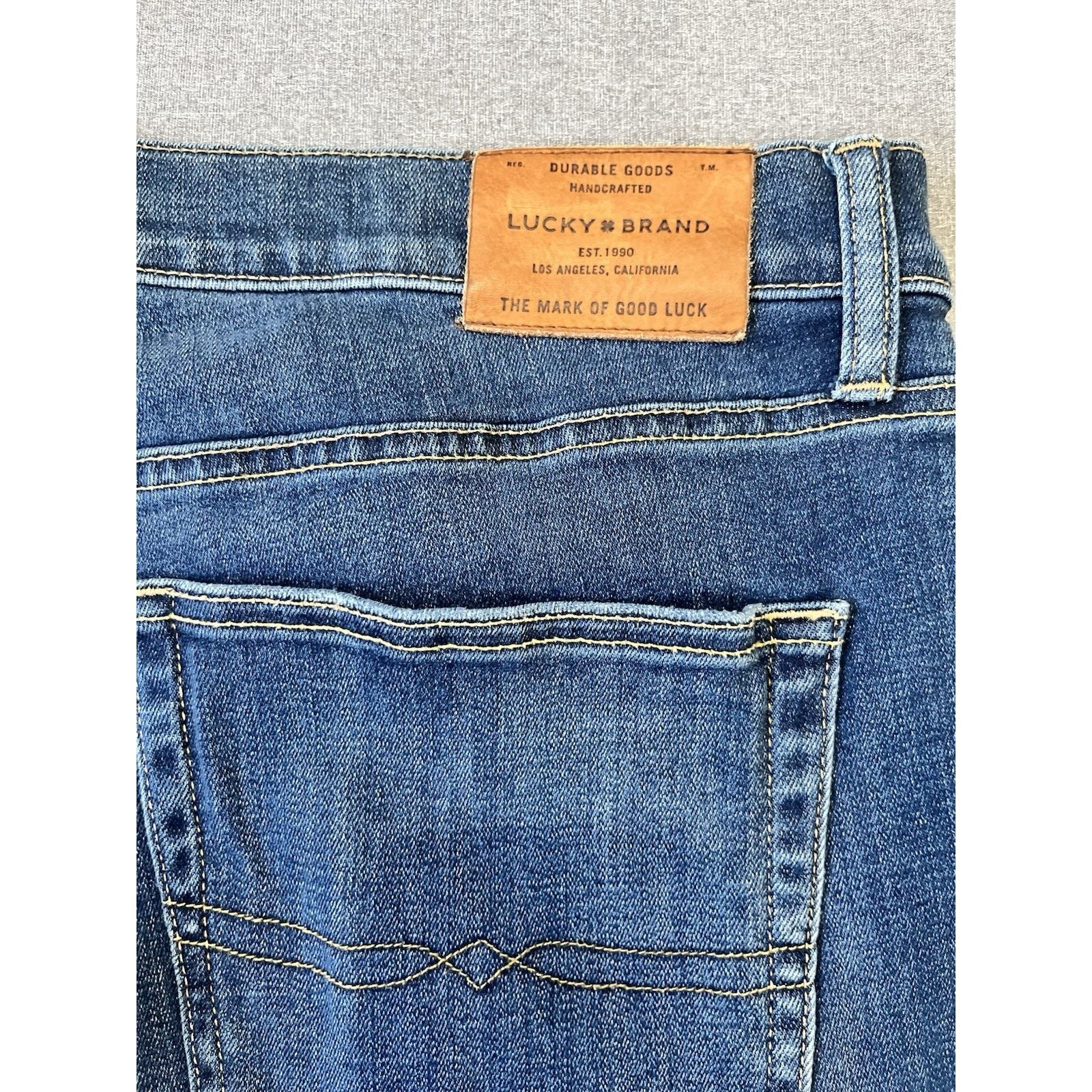 Lucky Brand Lucky Brand Jeans Men's Size 40x32 Blue Dark 363 Straight Size US 40 / EU 56 - 10 Thumbnail