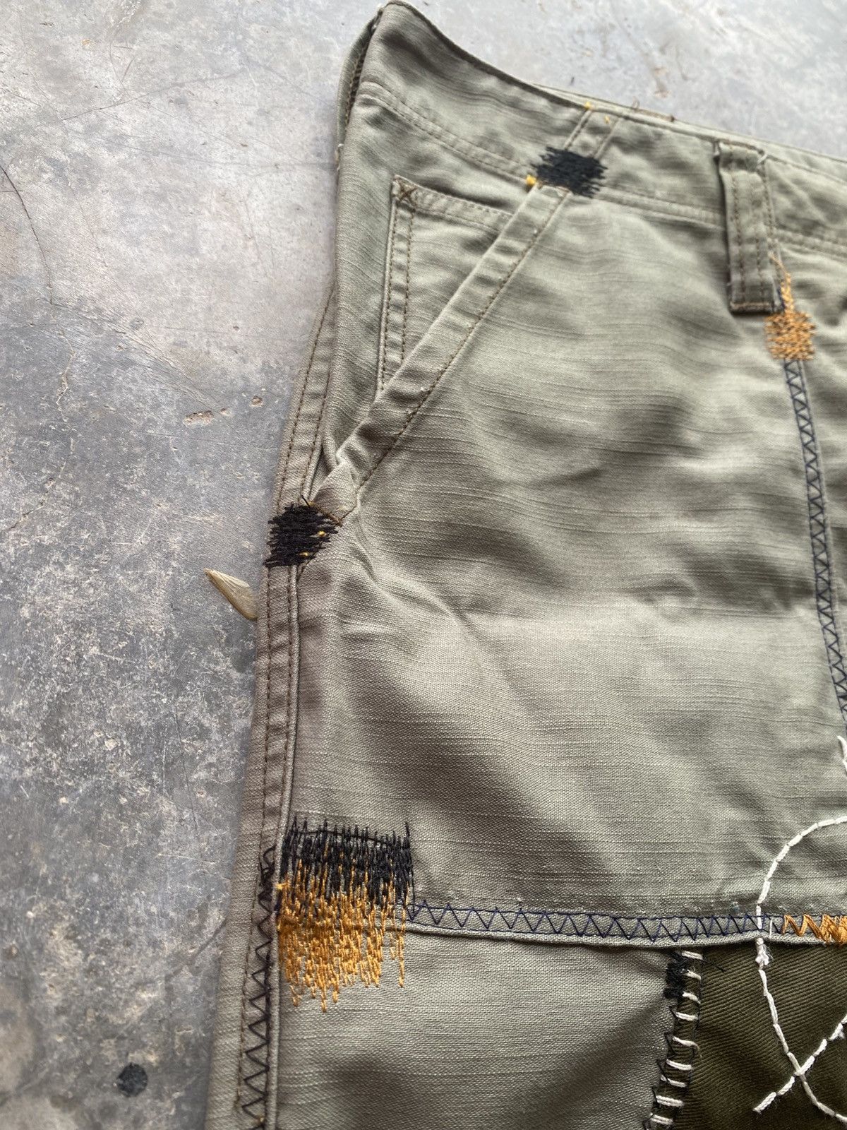 Kapital Repaired Patchwork Army Pant KAPITAL GREG LAUREN STYLE Size US 33 - 19 Thumbnail