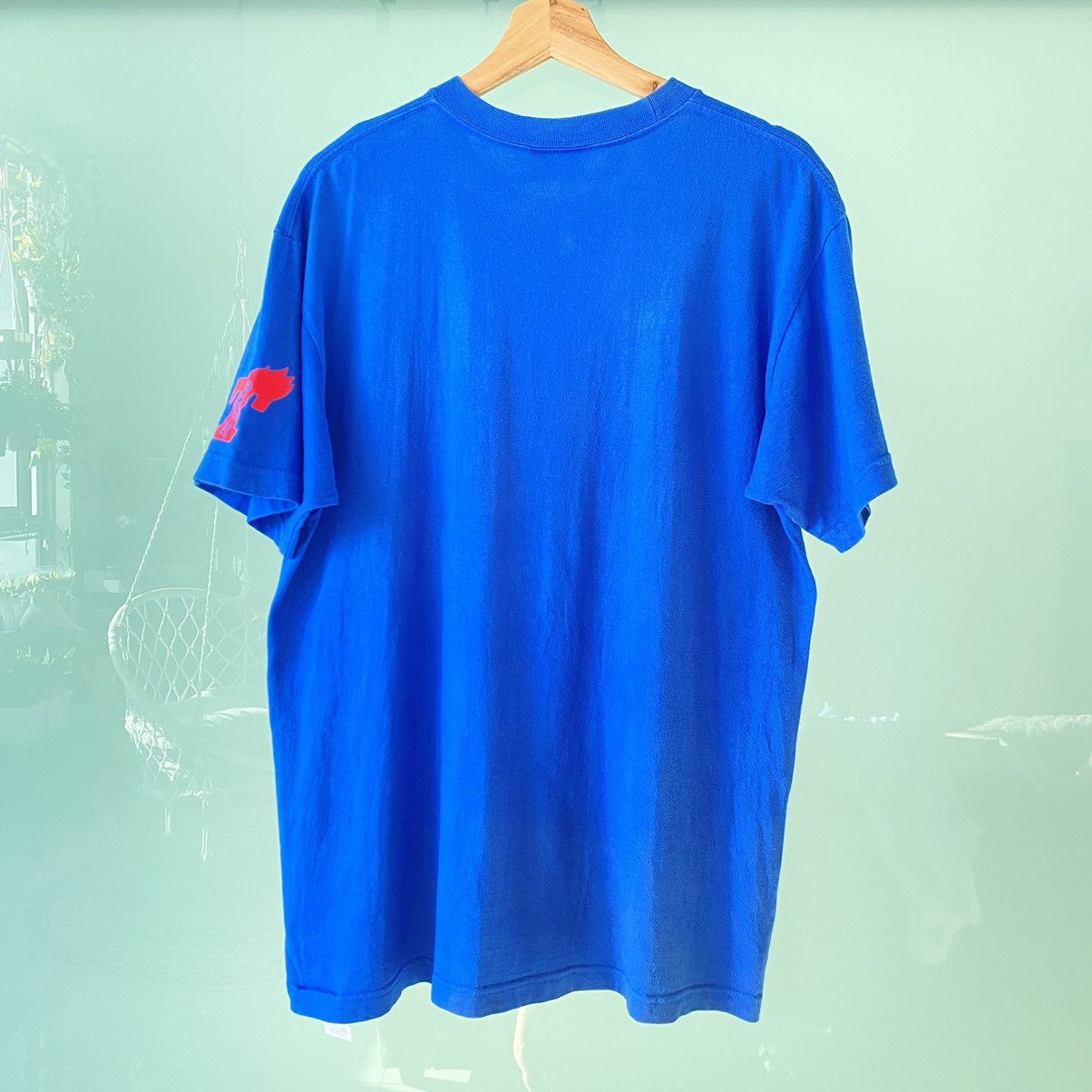 Peanuts 💥 SICK💥 VINTAGE Faded Y2K J. League x Snoopy ERD GRUNGE T Size US L / EU 52-54 / 3 - 8 Thumbnail