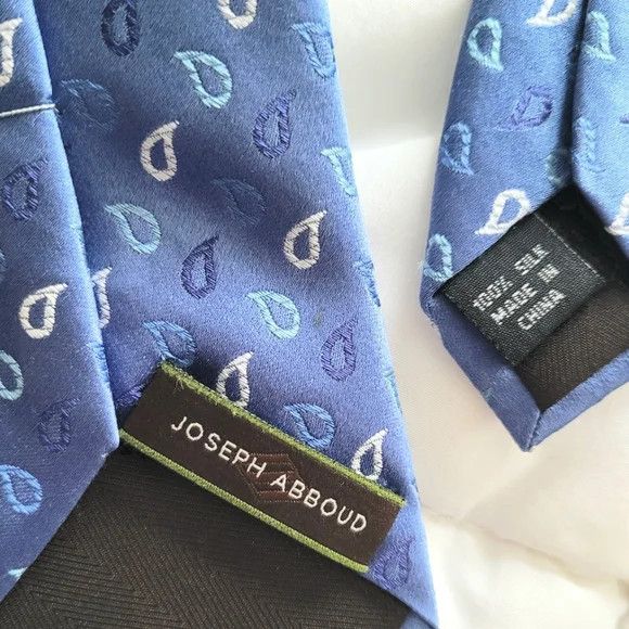 Joseph Abboud Paisley Silk Tie Blokecore Size ONE SIZE - 2 Thumbnail