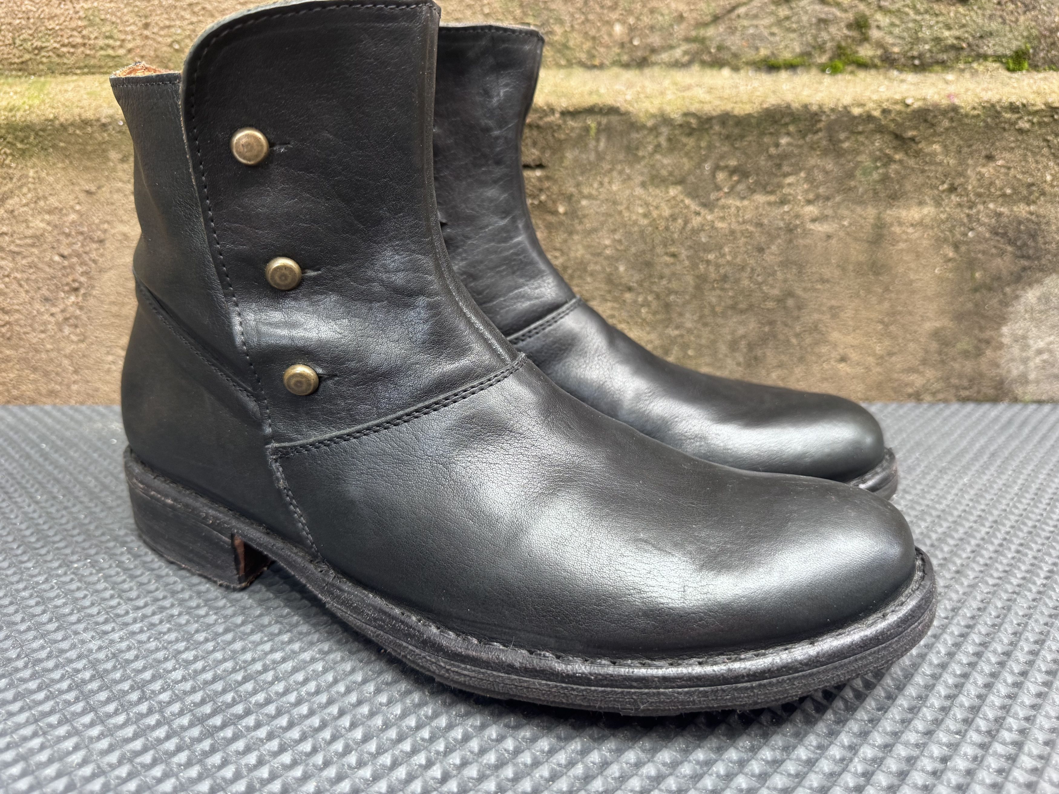 Fiorentini + Baker Fiorentini + Baker Ankle Women's Leather Button Gothic Size US 9 / IT 39 - 2 Thumbnail