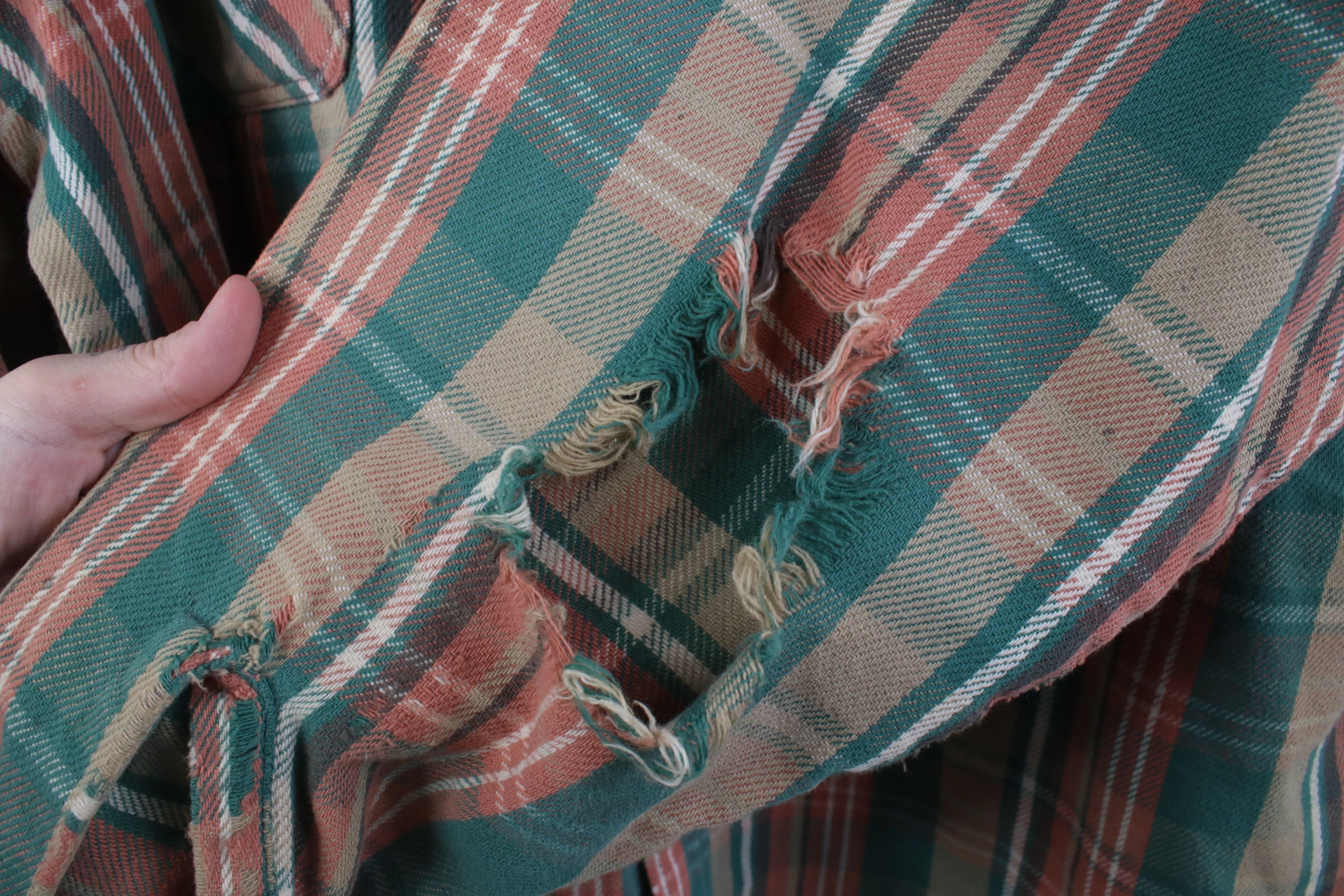 Vintage AS IS Vintage 70s Big Mac Collared Button Shirt Plaid USA Size US XL / EU 56 / 4 - 7 Thumbnail