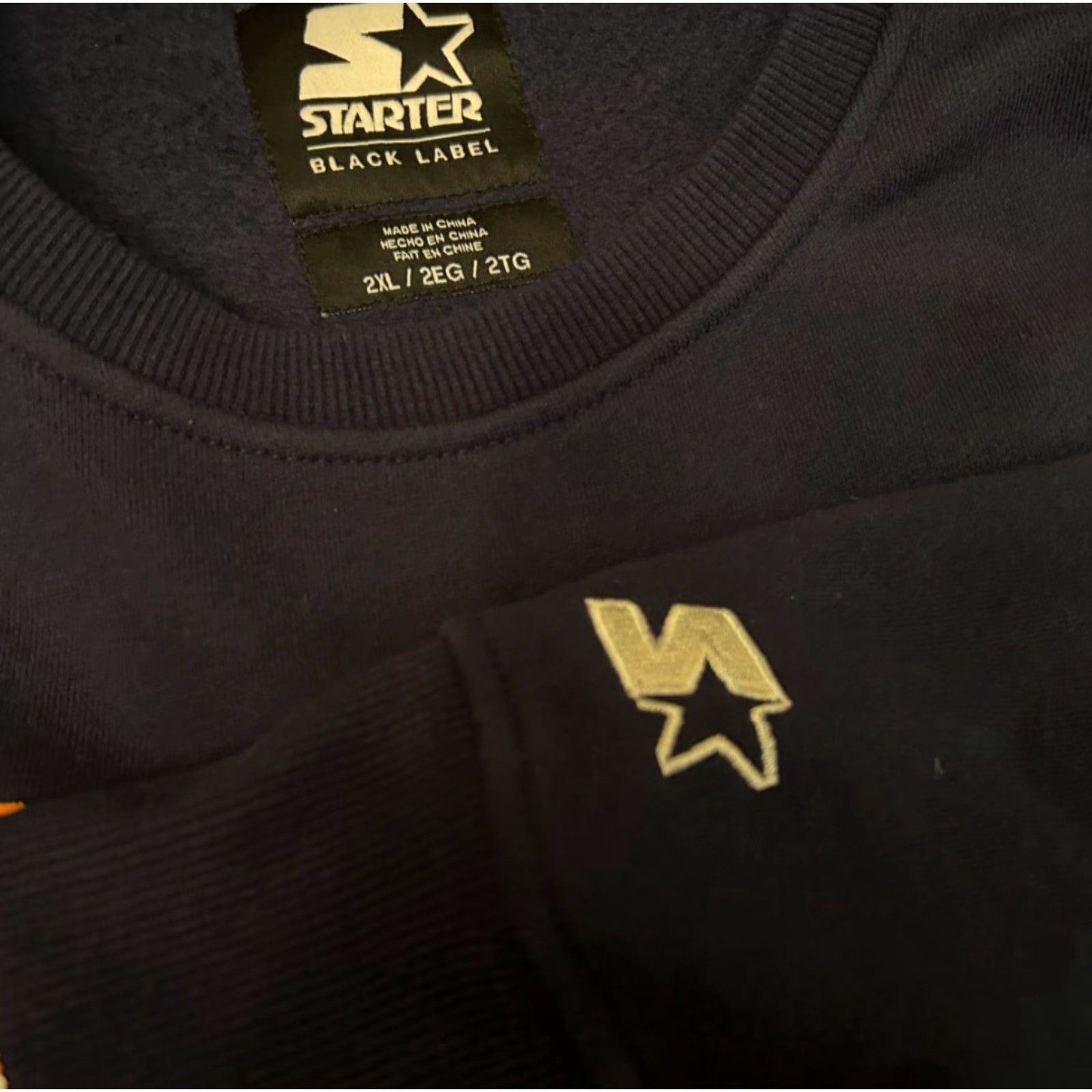 Starter VINTAGE Orlando Apollos Starter Retro Crewneck Sweater Pullover Mens XXL Blue Football 90s Hip Hop Sports | Mens Size US XXL / EU 58 / 5 - 2 Thumbnail
