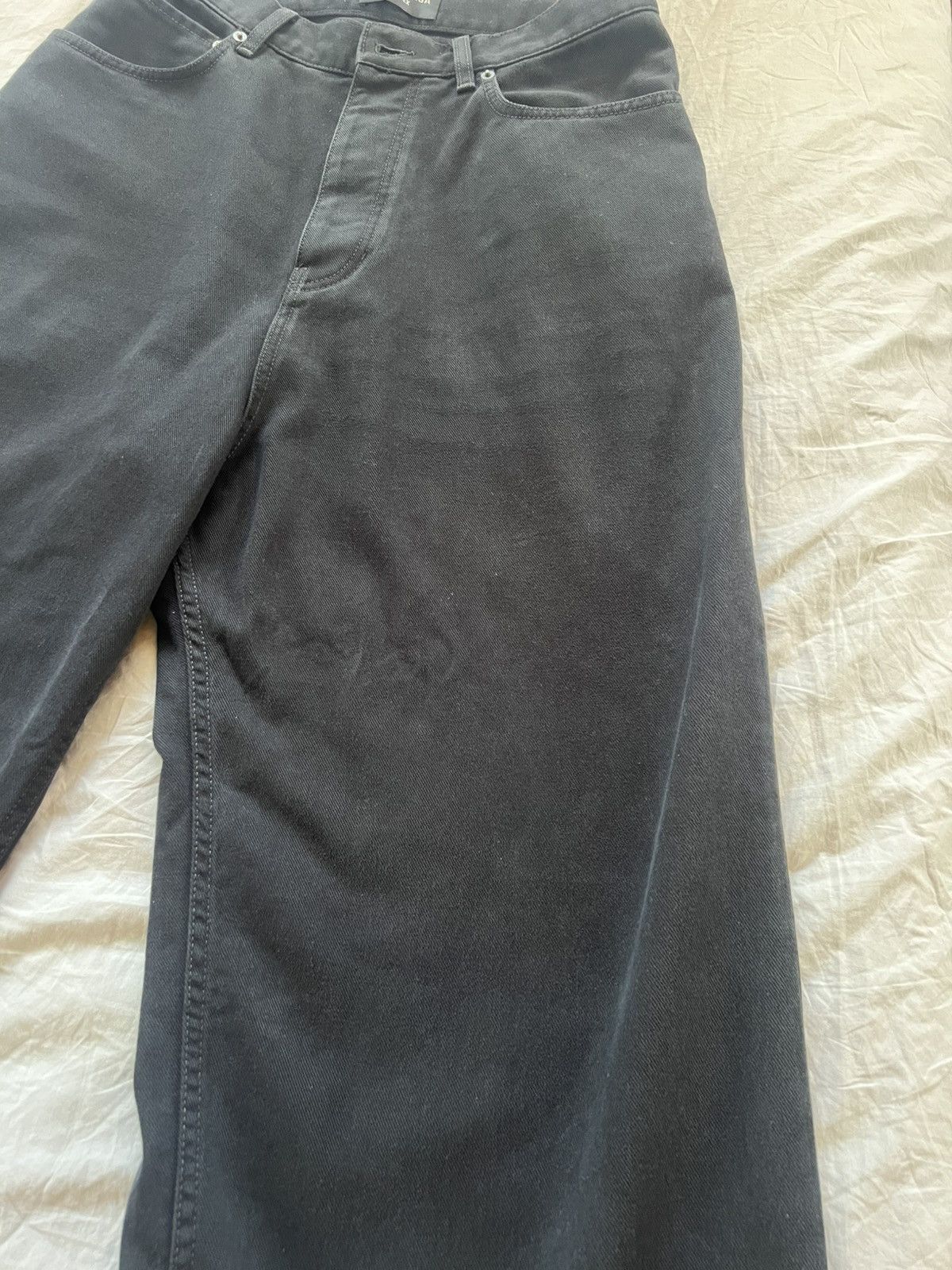 Balenciaga BALENCIAGA Loose-Cut Denim Jeans Black Size US 30 / EU 46 - 6 Thumbnail