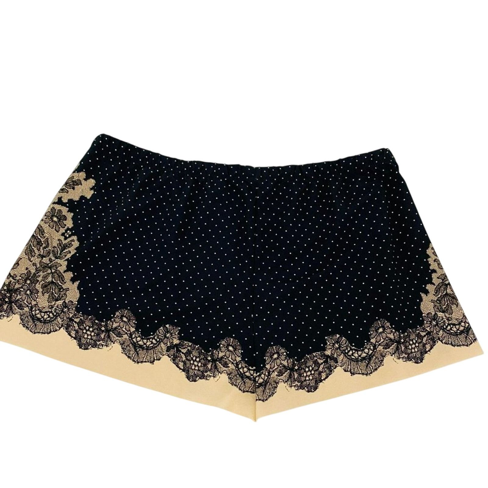 Commando Commando Antique Lace Print Boxer Short Cream Black Large Size ONE SIZE - 4 Thumbnail