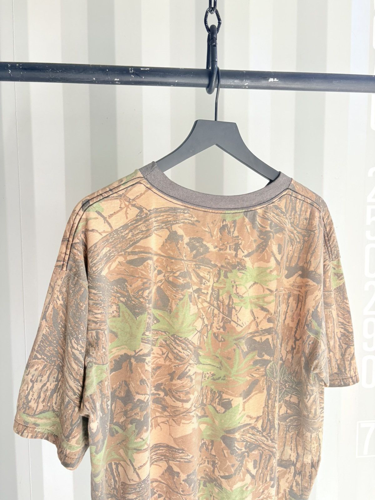 Vintage Thrashed Camo Sun Faded Distressed Shirt ERD GRUNGE Boxy Fit Size US XXL / EU 58 / 5 - 5 Thumbnail