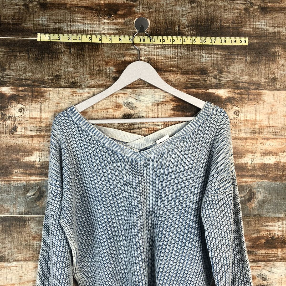 Homespun Knitwear × Japanese Brand Joky Gal Blue faded Knitwear #A1984 Size M / US 6-8 / IT 42-44 - 5 Thumbnail