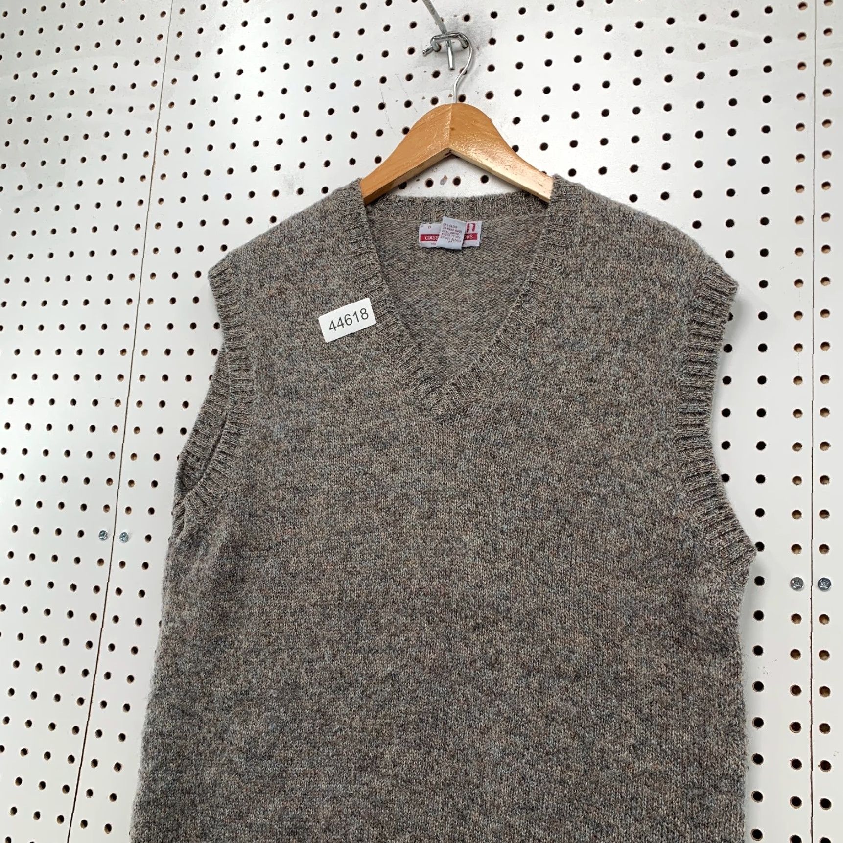 Vintage VINTAGE Classic Directions Sweater Vest Mens M Brown 100% Shetland Knit V-Neck Sleeveless Cardigan Size US M / EU 48-50 / 2 - 3 Thumbnail