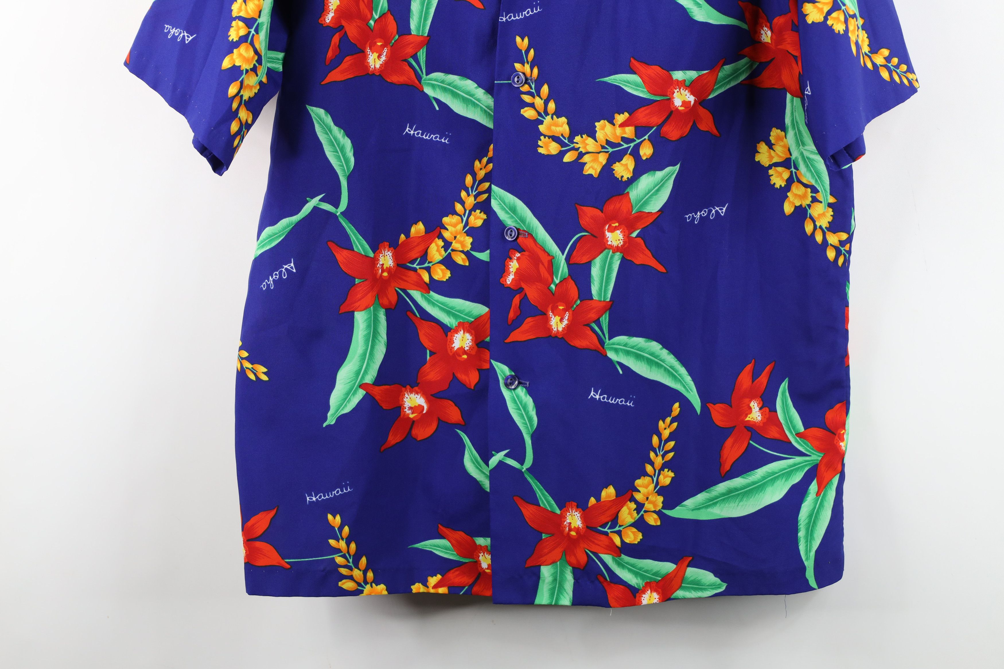Vintage Vintage 60s Streetwear Flower Camp Collar Button Shirt USA Size US L / EU 52-54 / 3 - 3 Thumbnail