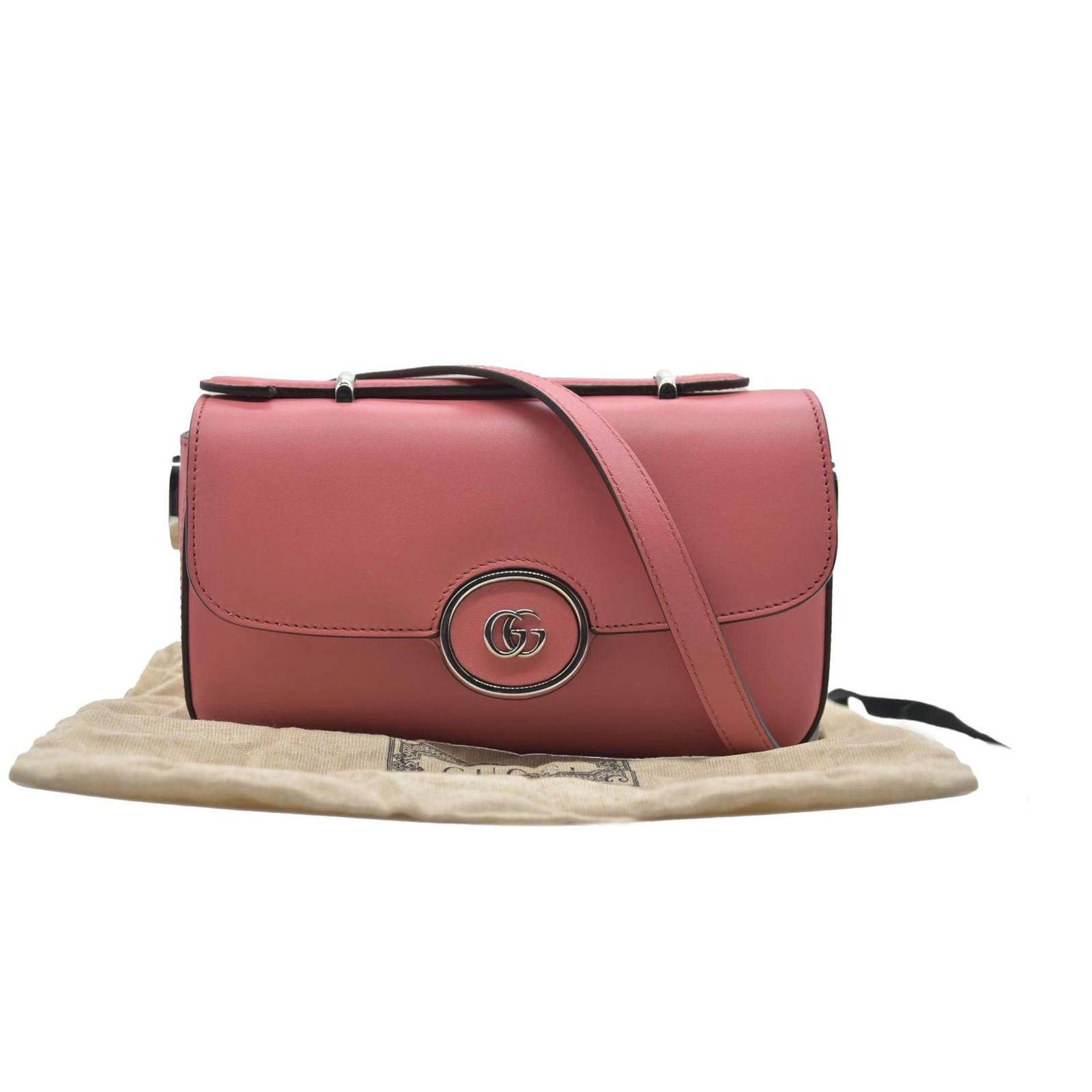 Gucci $2980 Gucci Senna Calfskin Petite GG Top Handle Shoulder Bag Size ONE SIZE - 1 Thumbnail