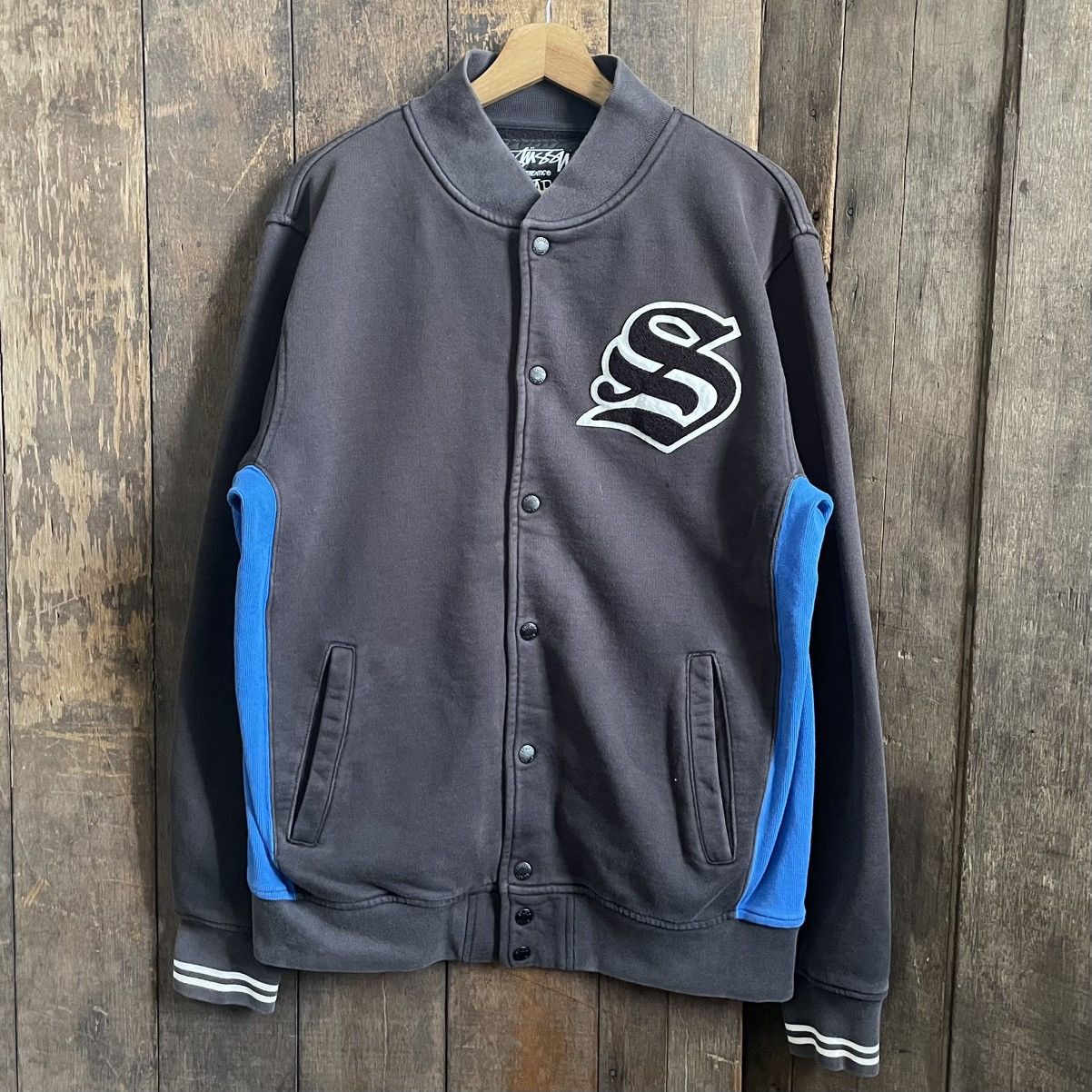 Stussy Vintage Stussy Varsity Jacket Size US XL / EU 56 / 4 - 2 Thumbnail