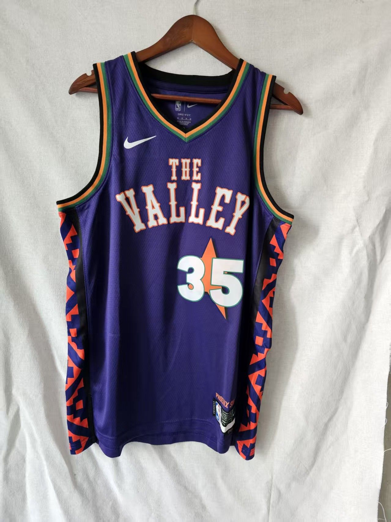 NBA Phoenix Suns #35 Kevin Durant Jersey City Edition Size US XL / EU 56 / 4 - 1 Thumbnail
