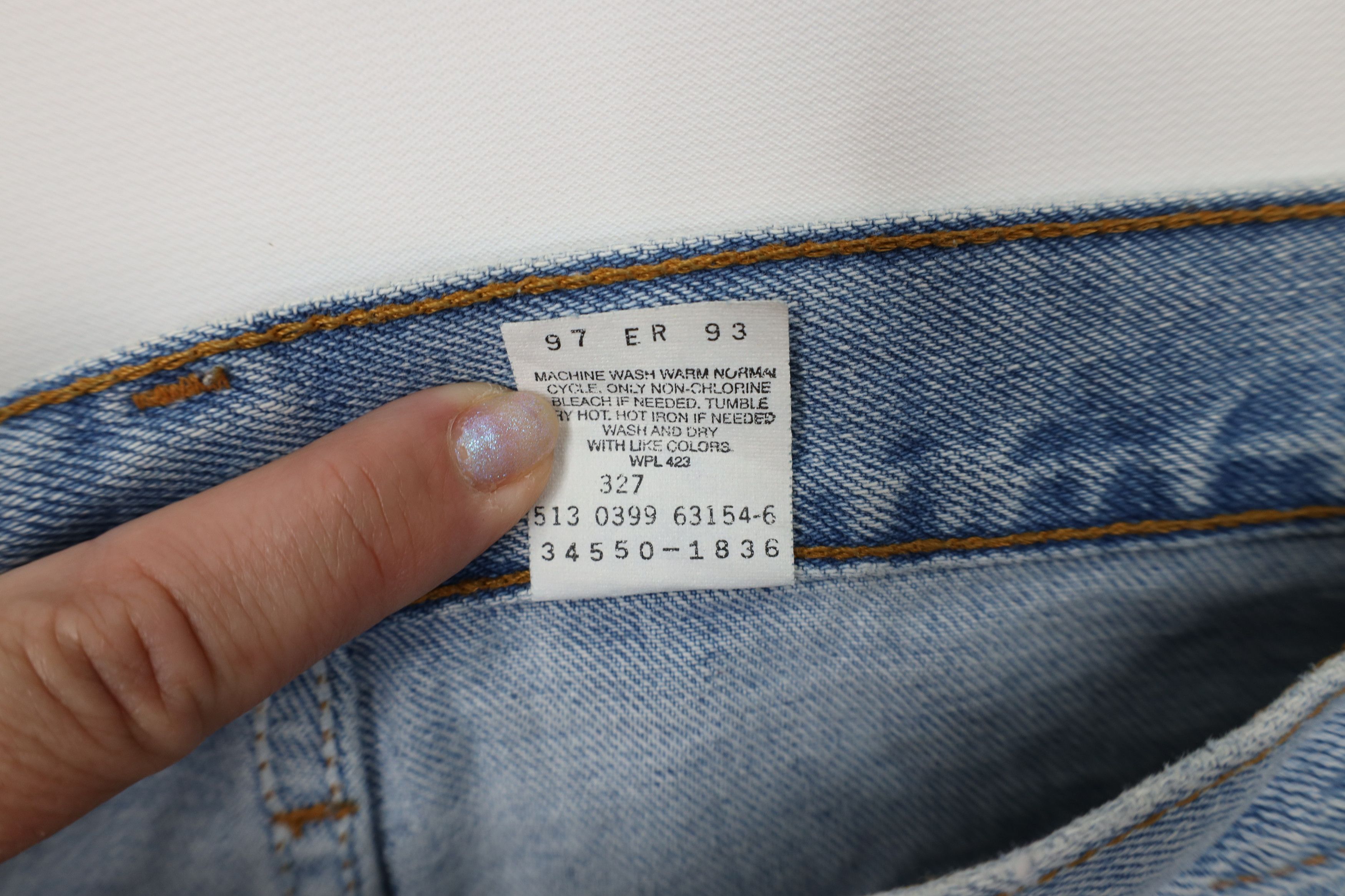 Levi's Vintage 90s Levis 550 Fit Denim Jean Shorts Jorts USA Size US 36 / EU 52 - 10 Thumbnail