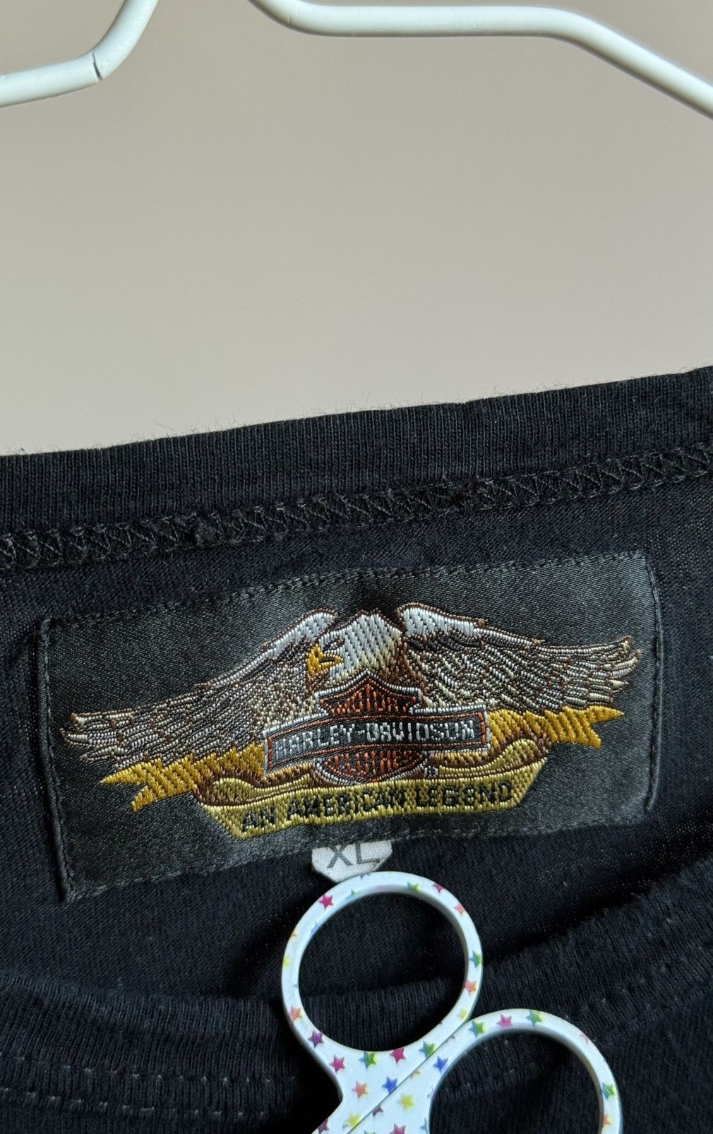 Band Tees Vintage Harley Davidson Big Logo T-shirt Made In Italy Size US L / EU 52-54 / 3 - 8 Thumbnail