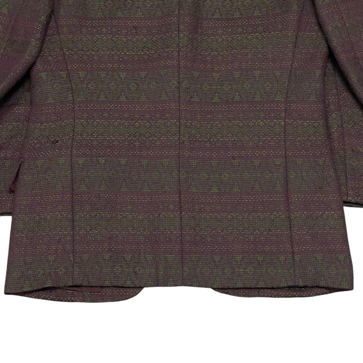 Kenzo Vintage Kenzo Paris Collection Tweed Wool Blazer Jacket Size US L / EU 52-54 / 3 - 17 Thumbnail