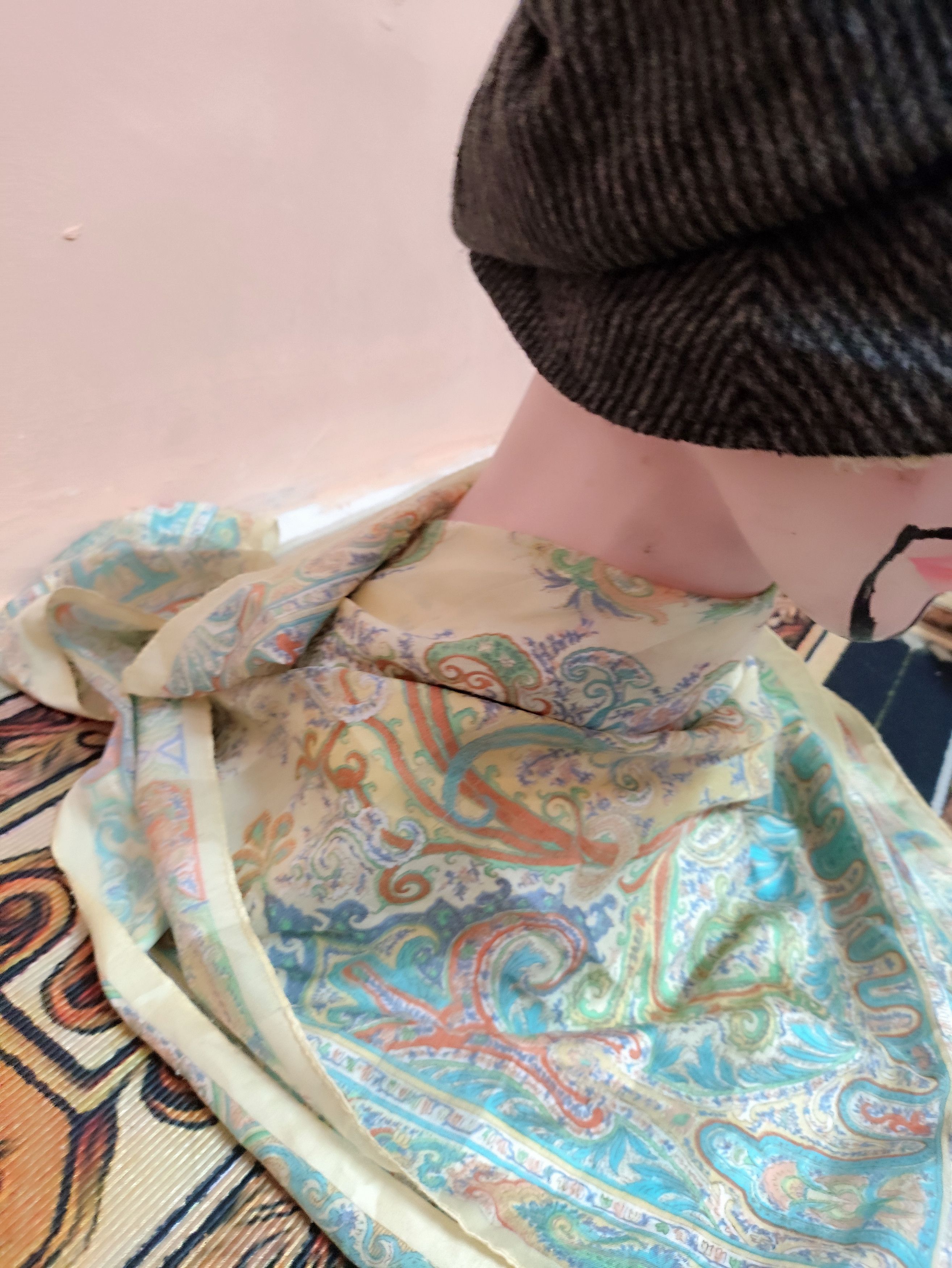 Japanese Brand × Vintage Art Scarves Neckerchief Vintage Stuff Size ONE SIZE - 2 Thumbnail