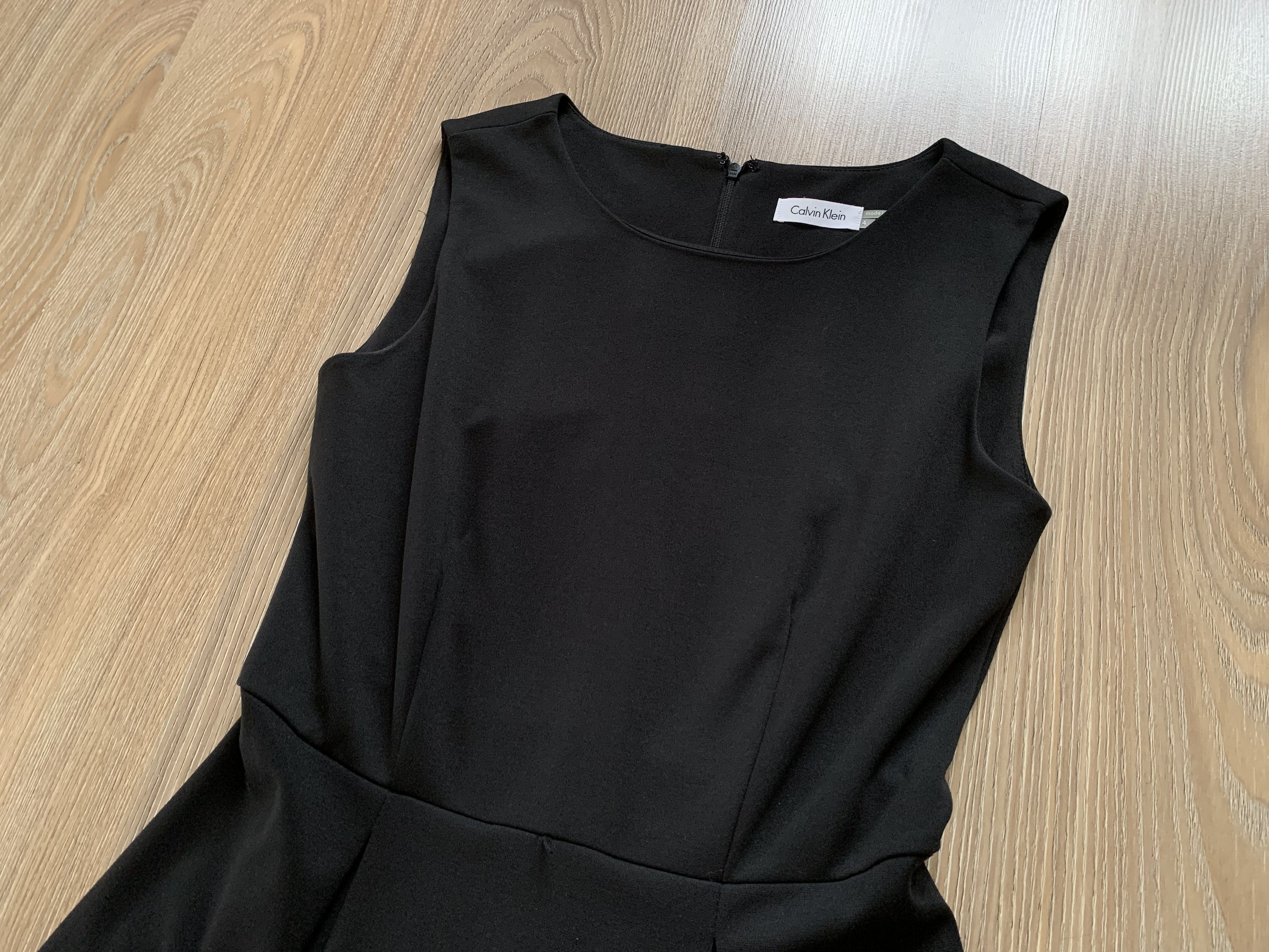 Calvin Klein Calvin Klein Sleeveless Black Dress Size S / US 4 / IT 40 - 4 Thumbnail