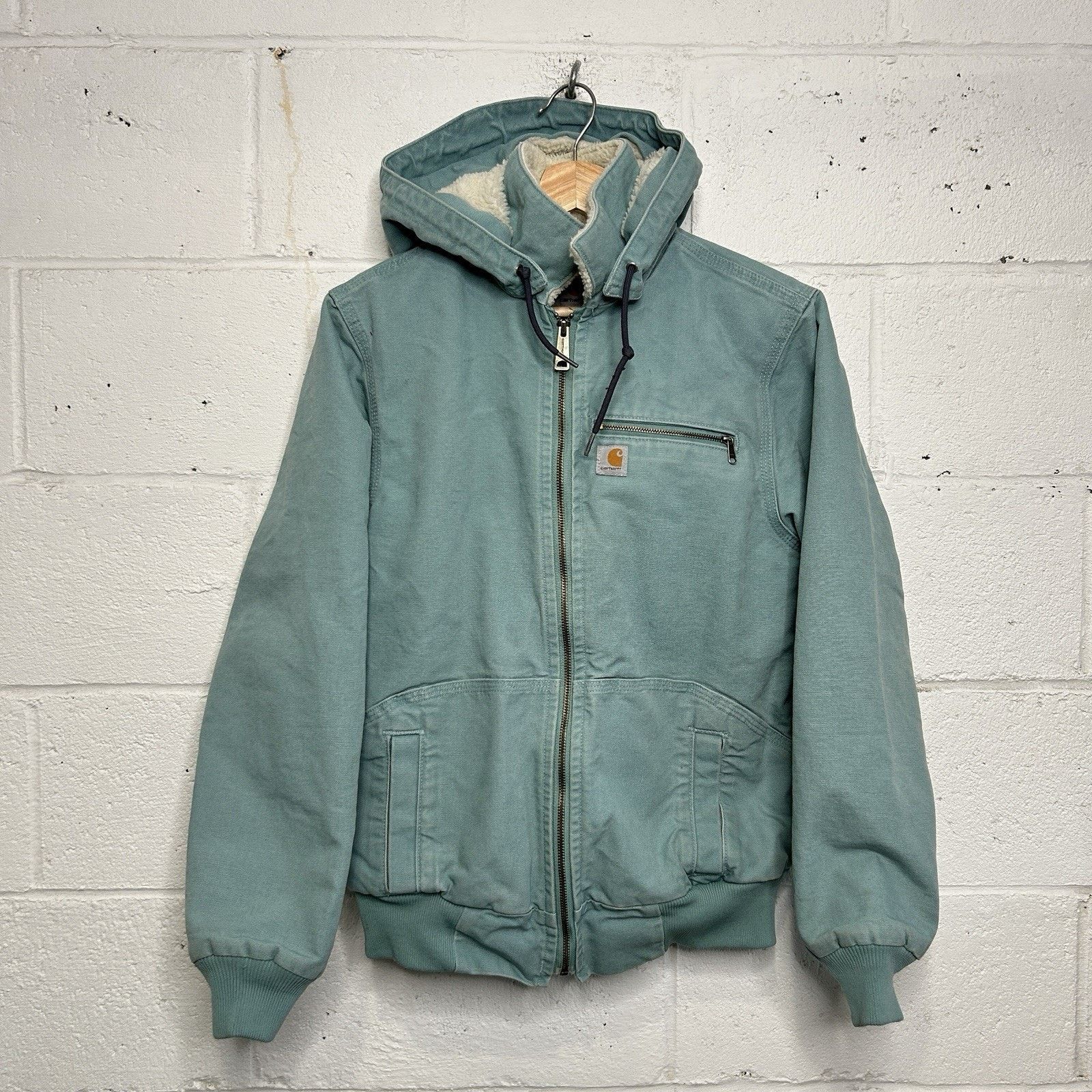 Carhartt Carhartt Sherpa-Lined Wildwood Jacket “Coastline” 100815 Size S / US 4 / IT 40 - 1 Thumbnail