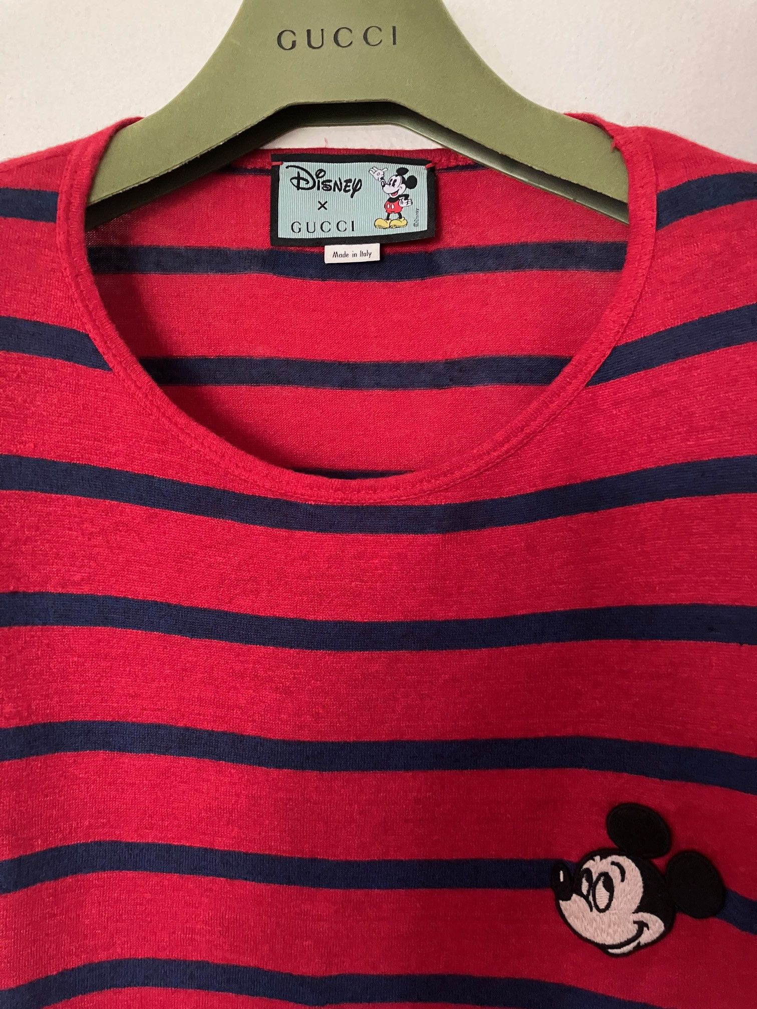 Disney × Gucci Gucci Mickey Mouse Striped T Size US M / EU 48-50 / 2 - 1 Thumbnail