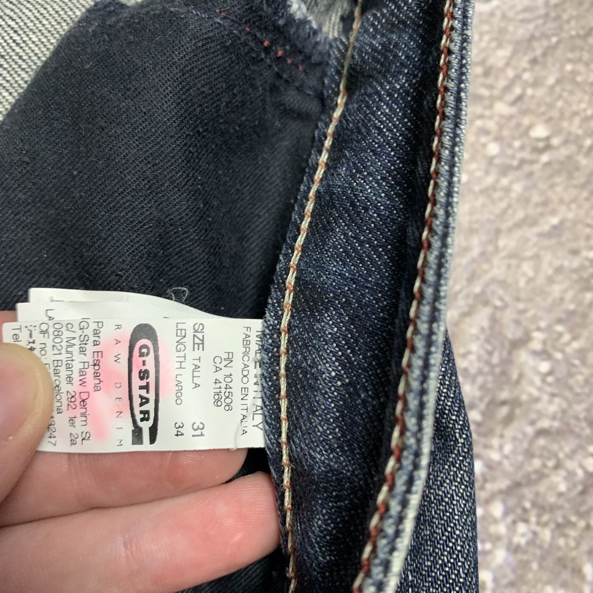 Vintage Vintage 90s Japan Distressed Low Rise Flared Jeans Grunge 31 Size US 31 - 7 Thumbnail