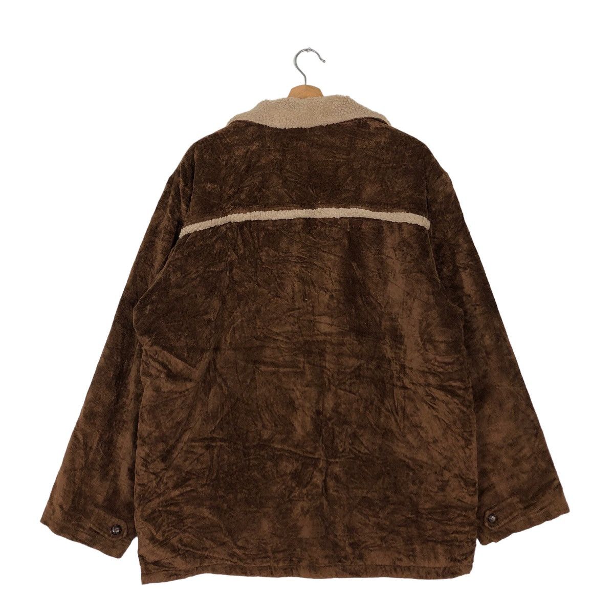 Japanese Brand 🔥90’s RARE EAST WOODS JEANING VELVET JACKET MINK FUR LINING Size US L / EU 52-54 / 3 - 7 Thumbnail