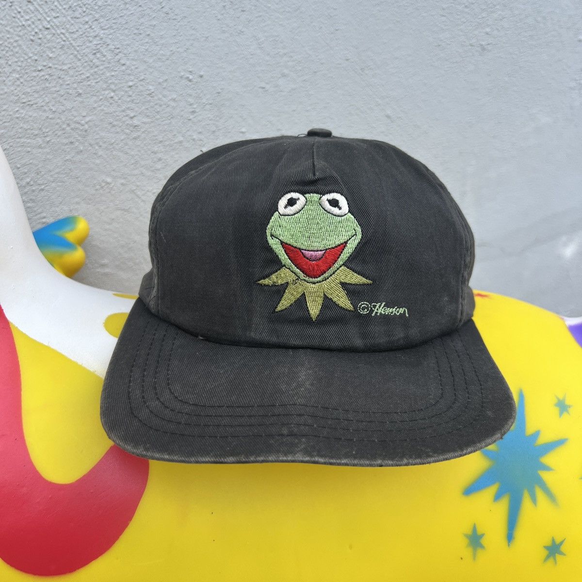 Rap Tees × Vintage VINTAGE KERMIT THE FROG SNAPBACK Size ONE SIZE - 1 Thumbnail