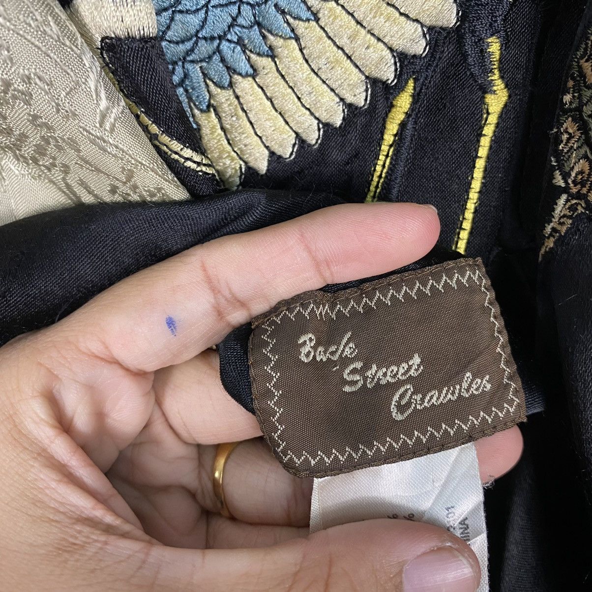 Japanese Brand 🔥Vintage Reversible Souvenir Sukajan Jacket Embroidery Toyo Size US L / EU 52-54 / 3 - 23 Thumbnail
