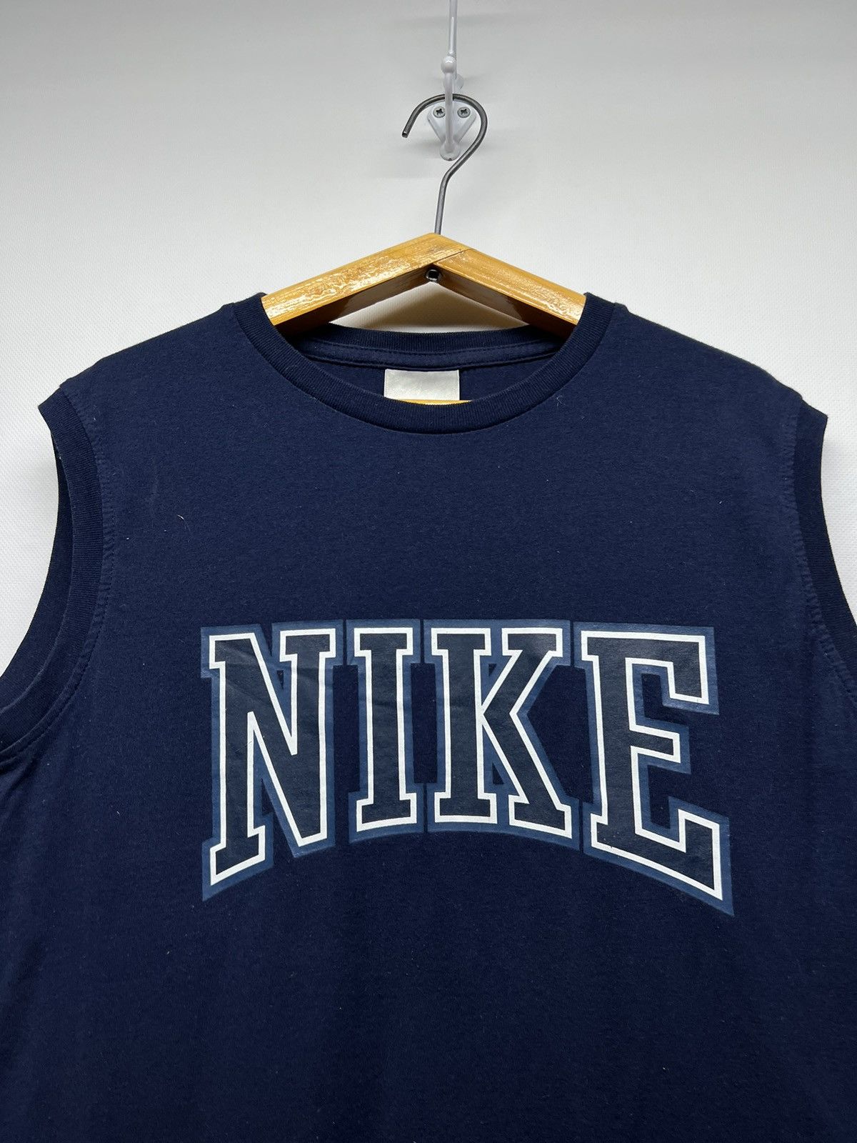 Nike × Vintage Vintage Y2k Nike Spell Out Big Logo Tank Tops 00’s Size US S / EU 44-46 / 1 - 3 Thumbnail