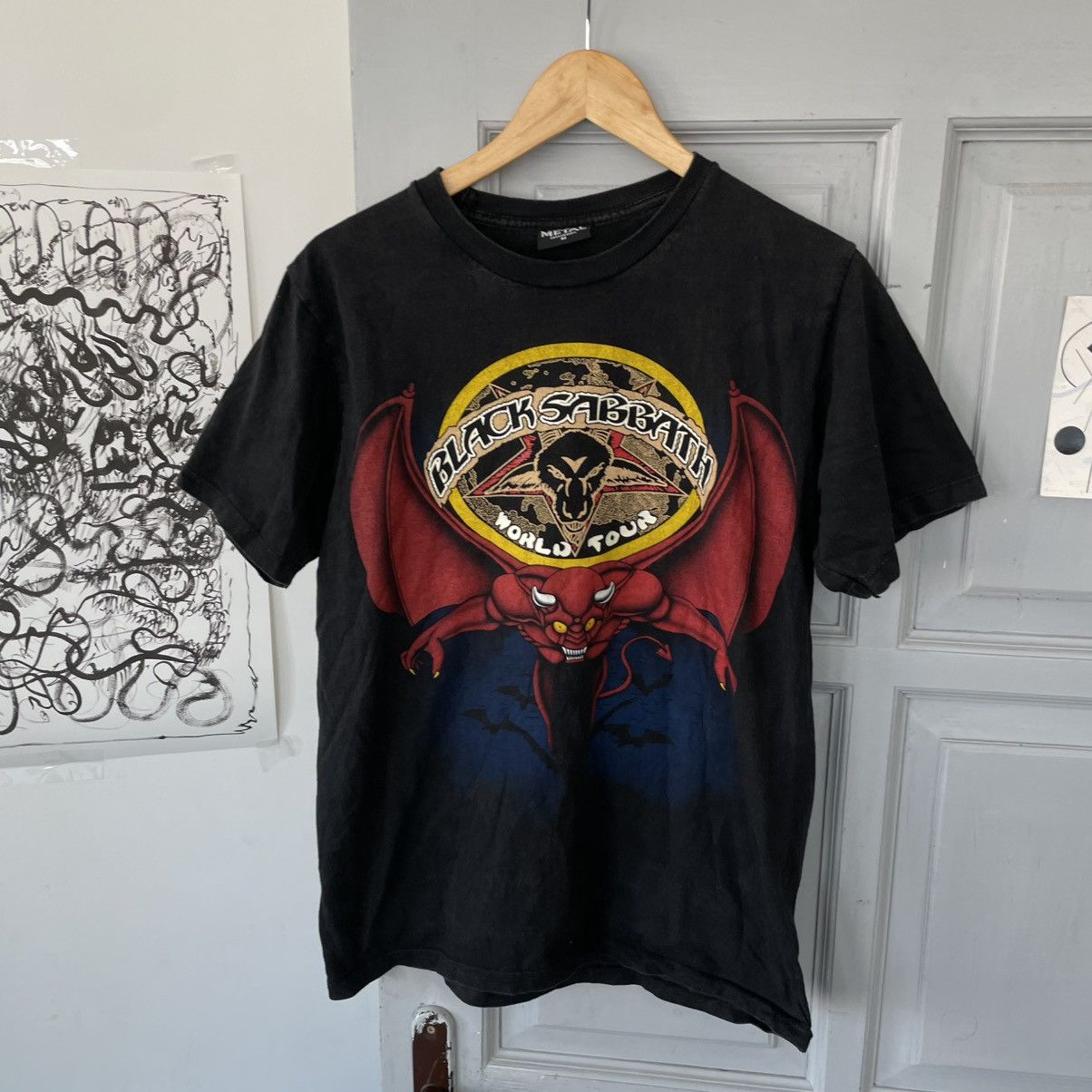 Black Sabbath × Vintage Vintage 90’s Black Sabbath Band Shirt Medium Size US M / EU 48-50 / 2 - 3 Thumbnail