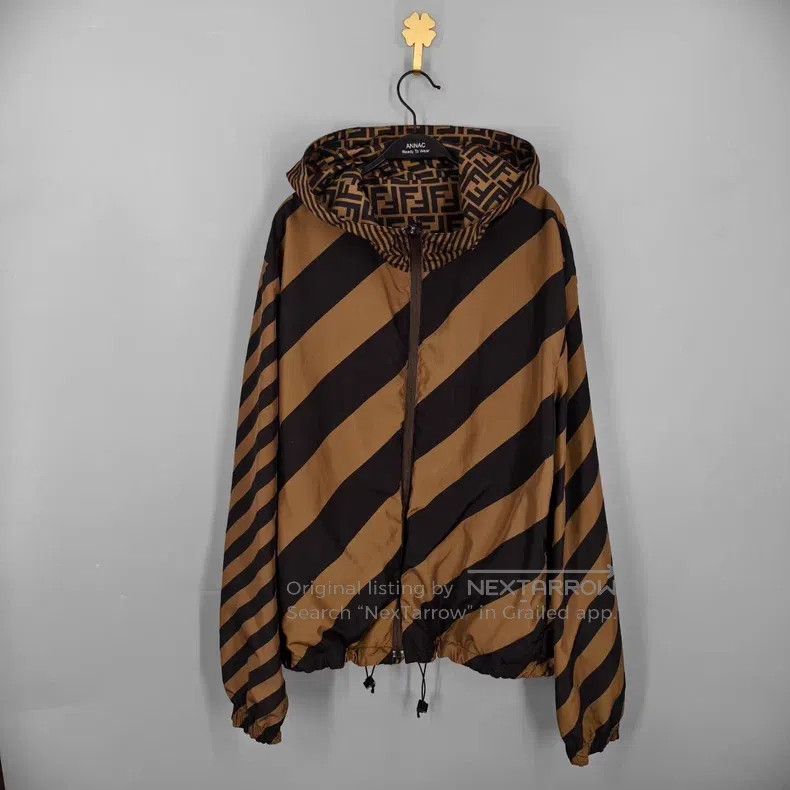 Fendi Fendi Full Printed Monogram Double F Reversible Jacket Size US M / EU 48-50 / 2 - 3 Thumbnail