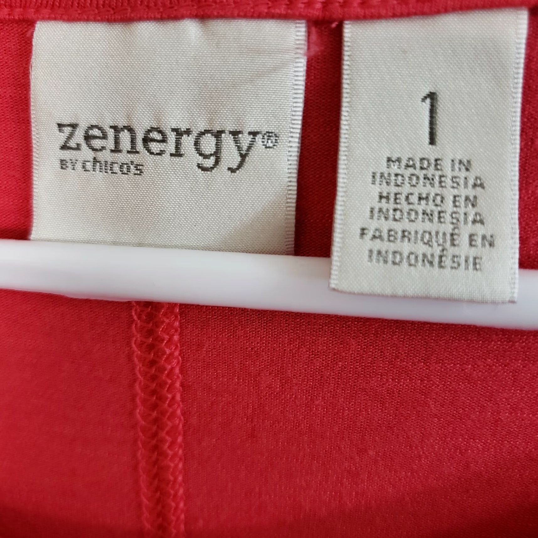 Vintage Chico's Zenergy Women’s Tunic Top M Pink 3/4 Sleeve Round Neck Pullover Blouse Shirt Womens Size M / US 6-8 / IT 42-44 - 5 Thumbnail