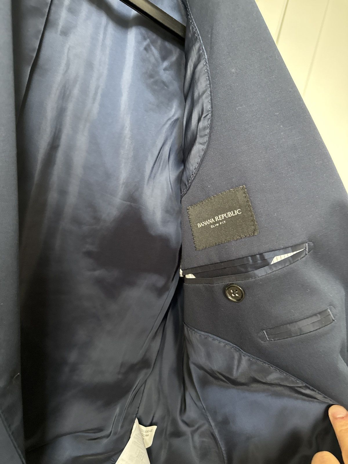 Banana Republic Banana Republic Navy Blazer Size 40S - 5 Thumbnail