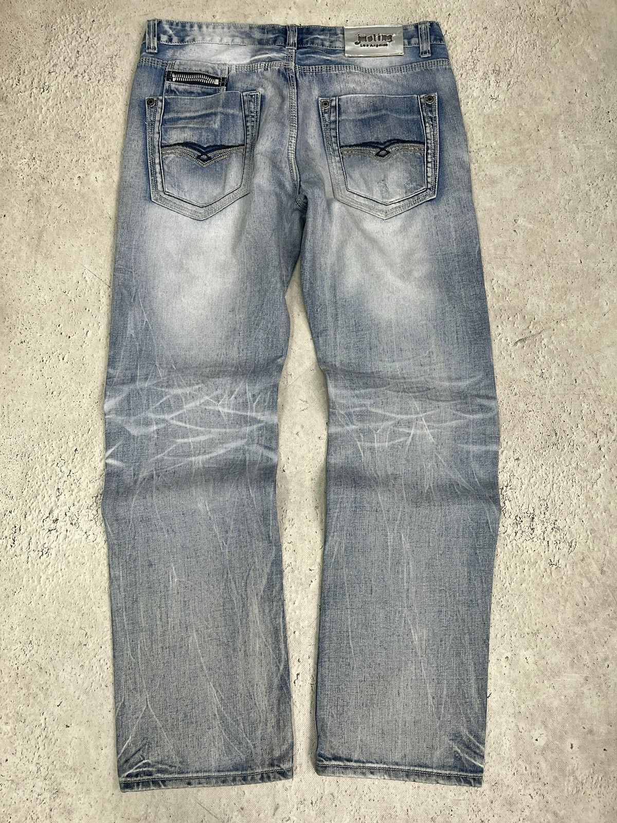 Japanese Brand Vintage japanese y2k junya watanbe style washed jeans y2k Size US 36 / EU 52 - 9 Thumbnail