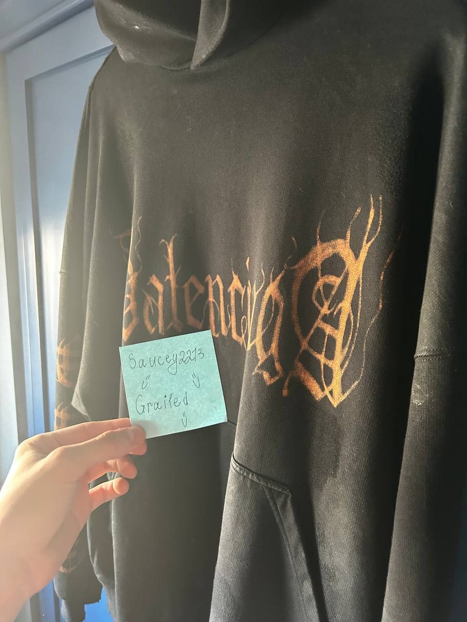 Balenciaga Balenciaga Heavy Metal Hoodie Size US M / EU 48-50 / 2 - 4 Thumbnail
