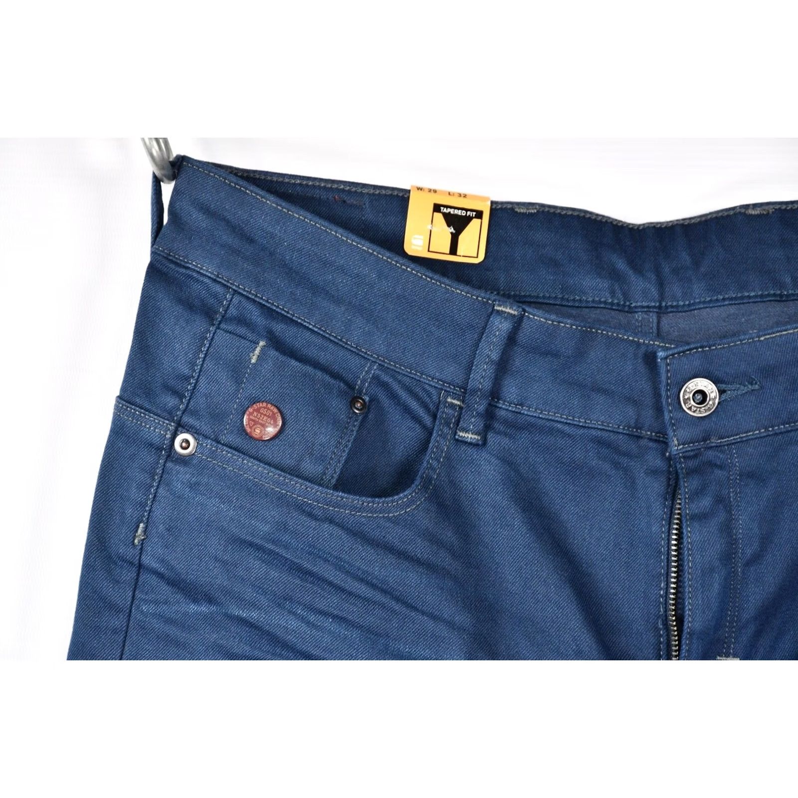 G-Star G-Star Raw Type C 3D Loose Tapered Comfort Jeans Women's W29 L32 Denim Blue 87% Cotton 12% Polyester 1% Elastane Regular Classic Boyfriend" Size 29" - 5 Thumbnail