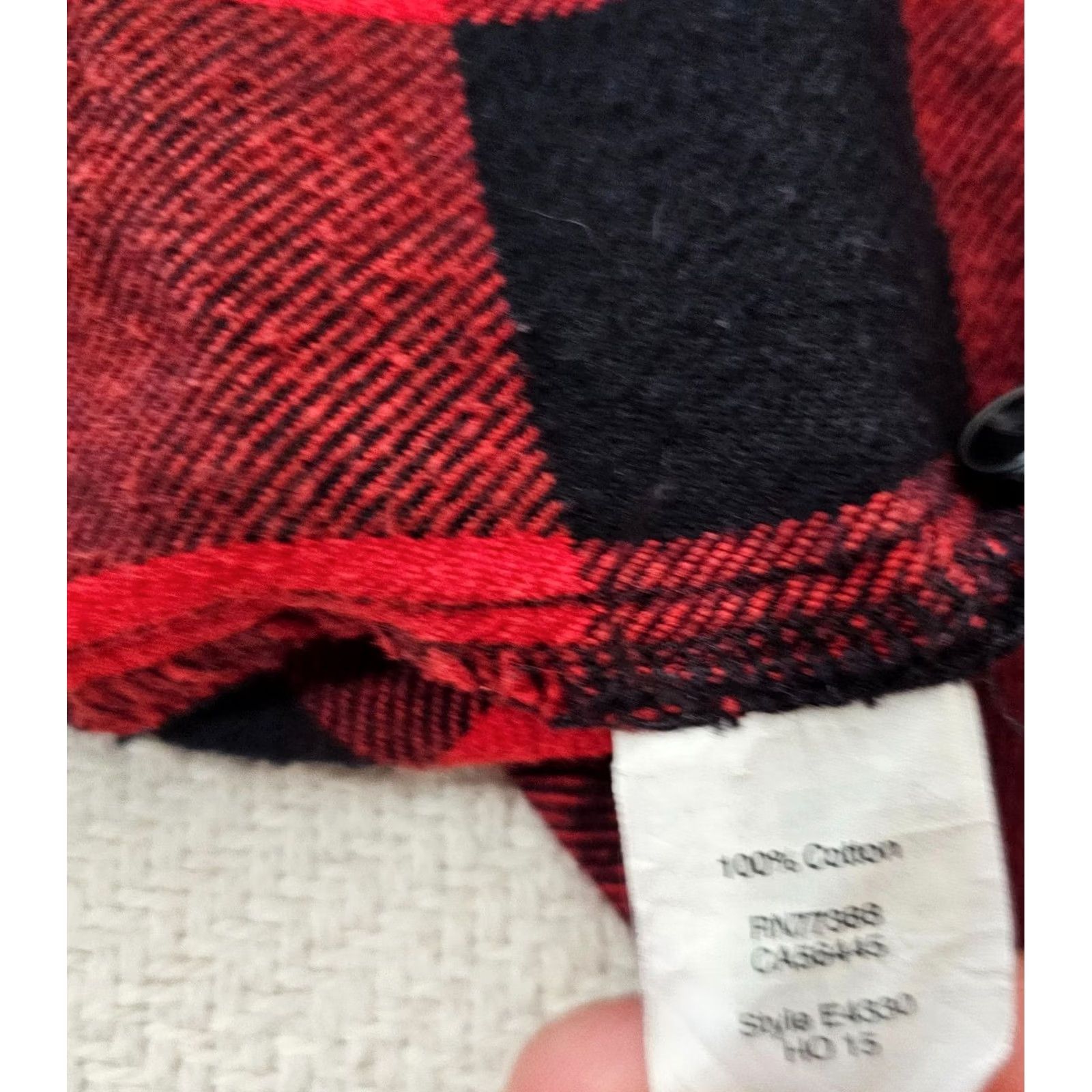Madewell Madewell Shirt Women XS Long Sleeve Button Front Plaid Flannel Red Black Size XS / US 0-2 / IT 36-38 - 4 Thumbnail