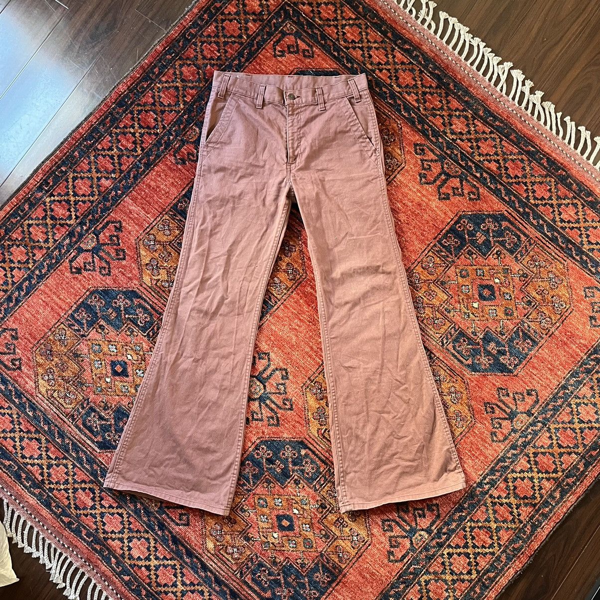 image of Levis Vintage Clothing Vintage Levi’S Flares Uk 70's Pants in Red, Men's (Size 30)