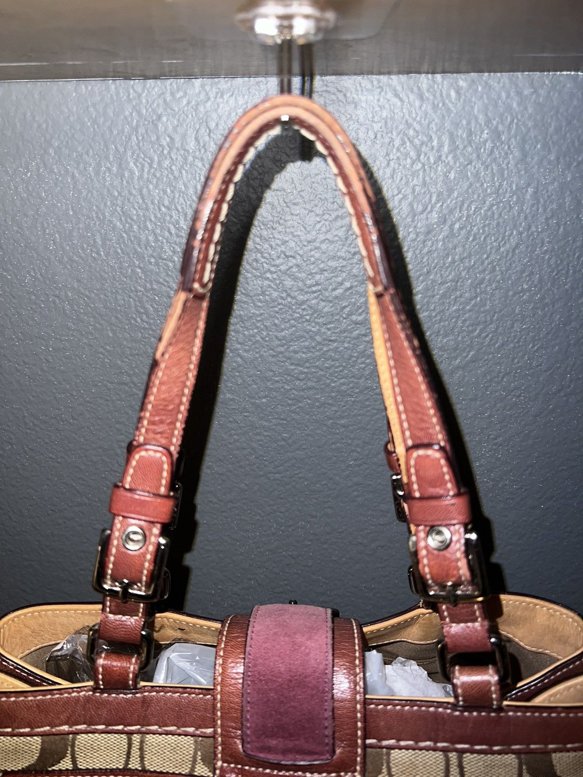 Coach Coach Womens F04Q-7056 Purple Pink Brown Size ONE SIZE - 17 Thumbnail