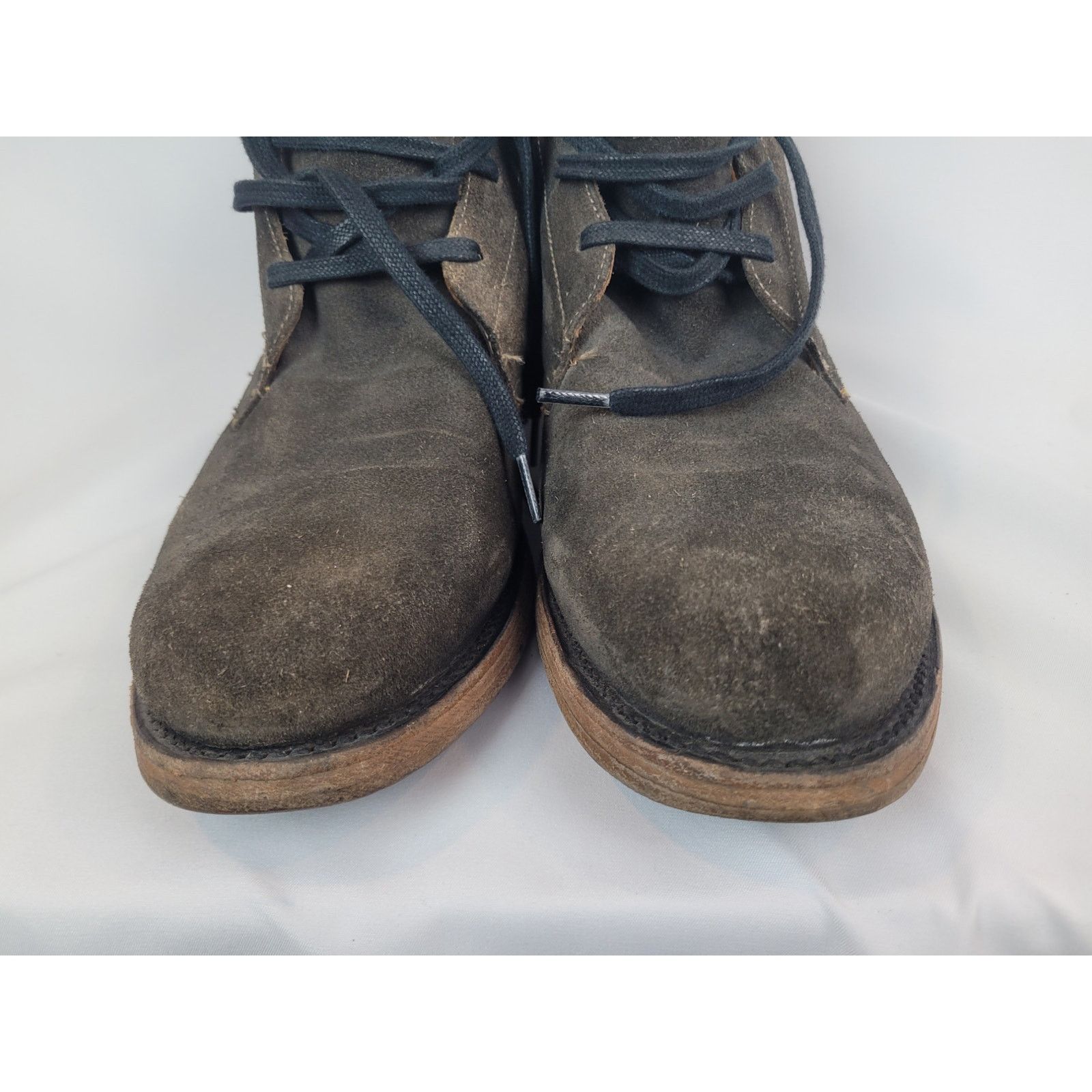 Frye Frye Mens Bowery Chukka Suede Lace Up Boot Otter Brown 8.5 D Size US 8.5 / EU 41-42 - 3 Thumbnail
