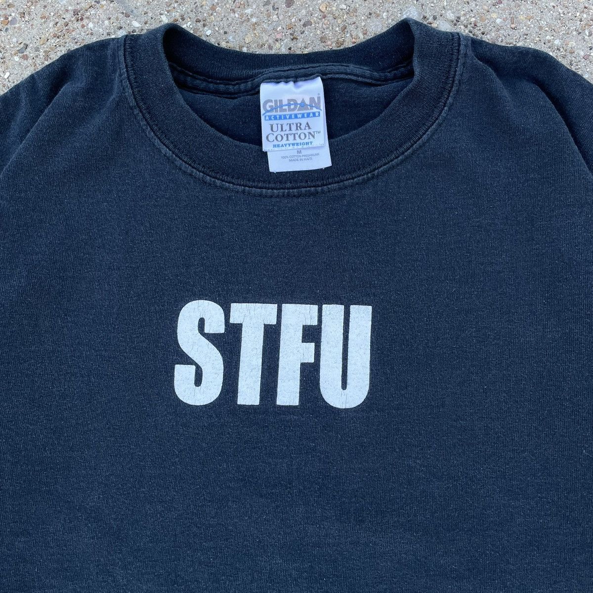 Gildan Vintage STFU Shut The F*** Up Tee Funny Mens Medium Size US M / EU 48-50 / 2 - 1 Thumbnail