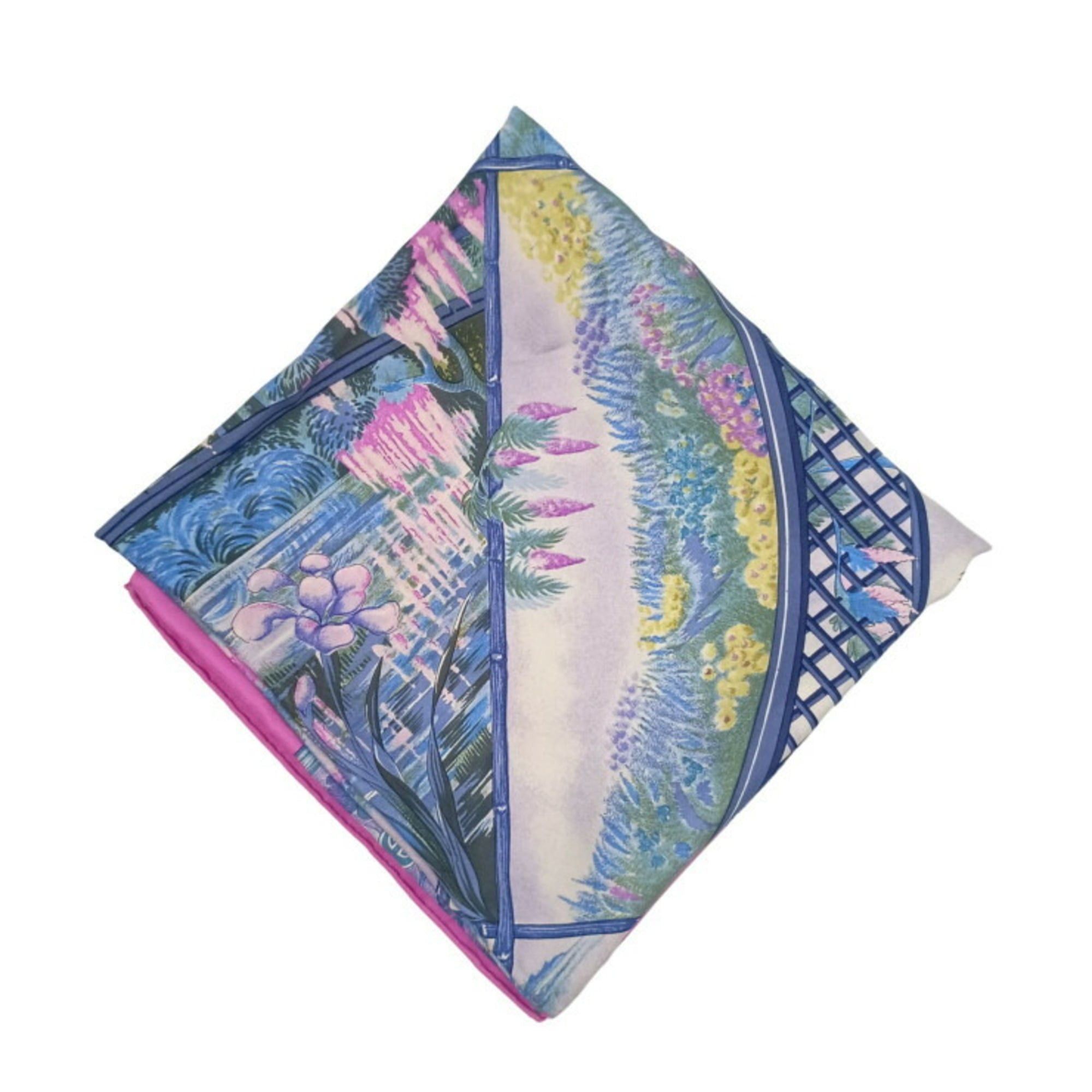 Hermes HERMES scarf/muffler, Carre 90, multicolor silk, women's, GIVERNY Size ONE SIZE - 1 Thumbnail