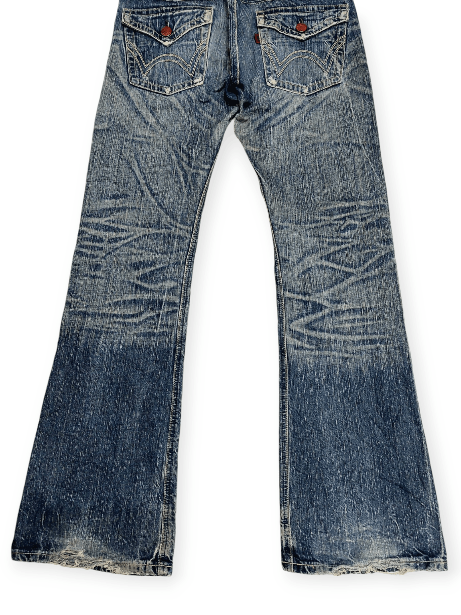 Edwin Flare Edwin 503 Blue Trip Denim Size US 32 / EU 48 - 12 Thumbnail