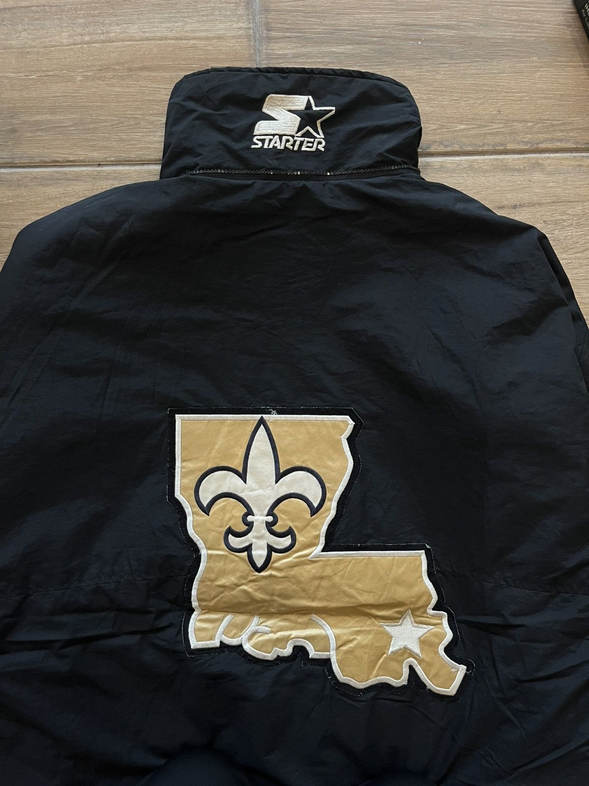 NFL × Starter × Vintage Vtg Starter New Orleans Saints Jacket Size US L / EU 52-54 / 3 - 2 Thumbnail