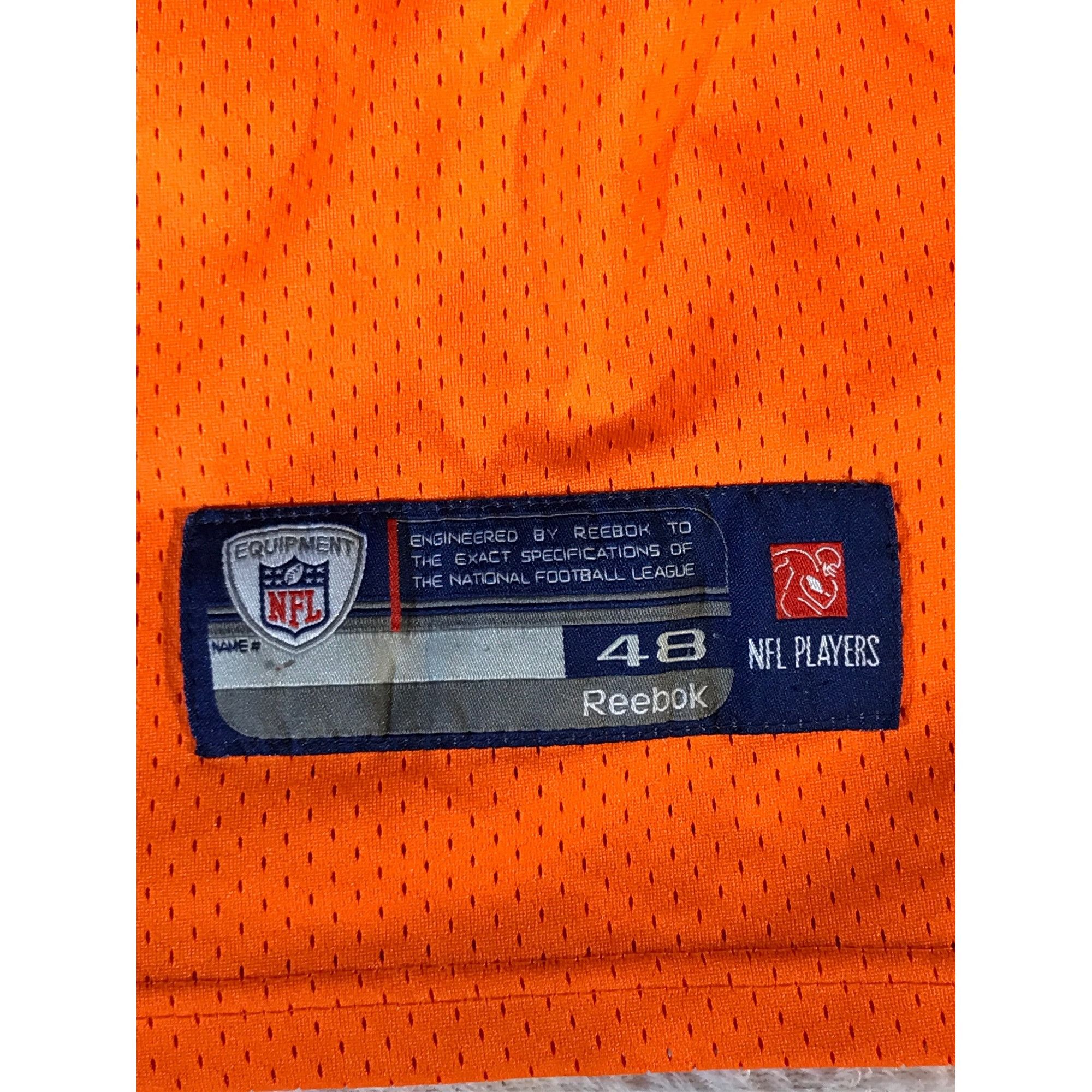 Reebok Reebok Mens NFL Orange Chicago Bears Jay Cutler Throwback Je Size US M / EU 48-50 / 2 - 4 Thumbnail